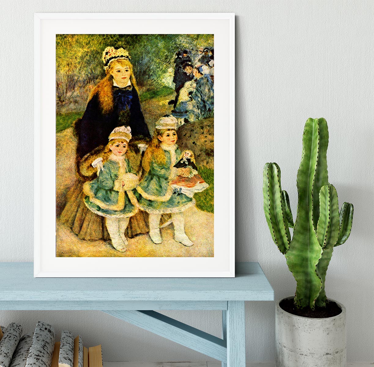 Walk by Renoir Framed Print - Canvas Art Rocks - 5