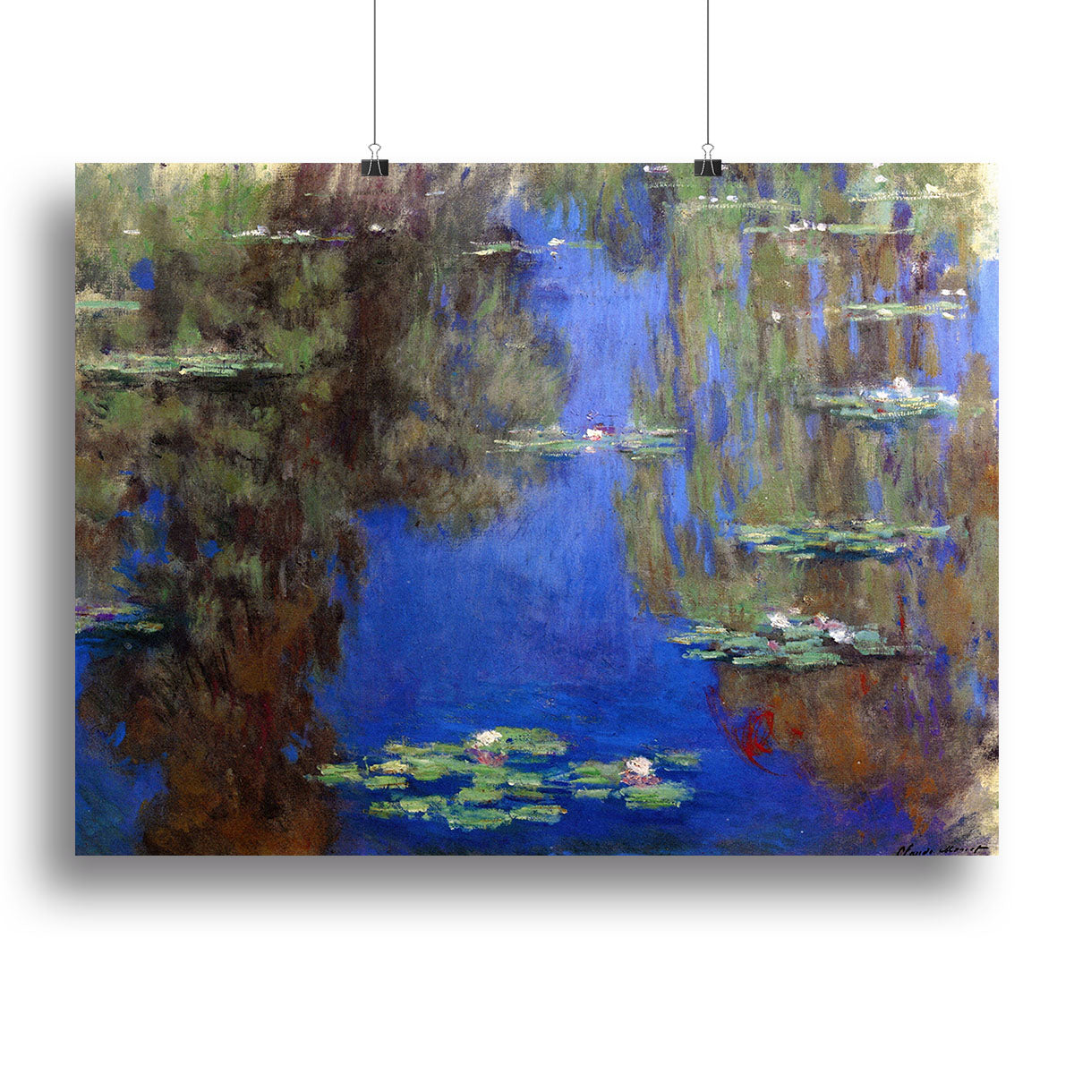 Water Lilies 6 By Manet Canvas Print or Poster - Canvas Art Rocks - 2