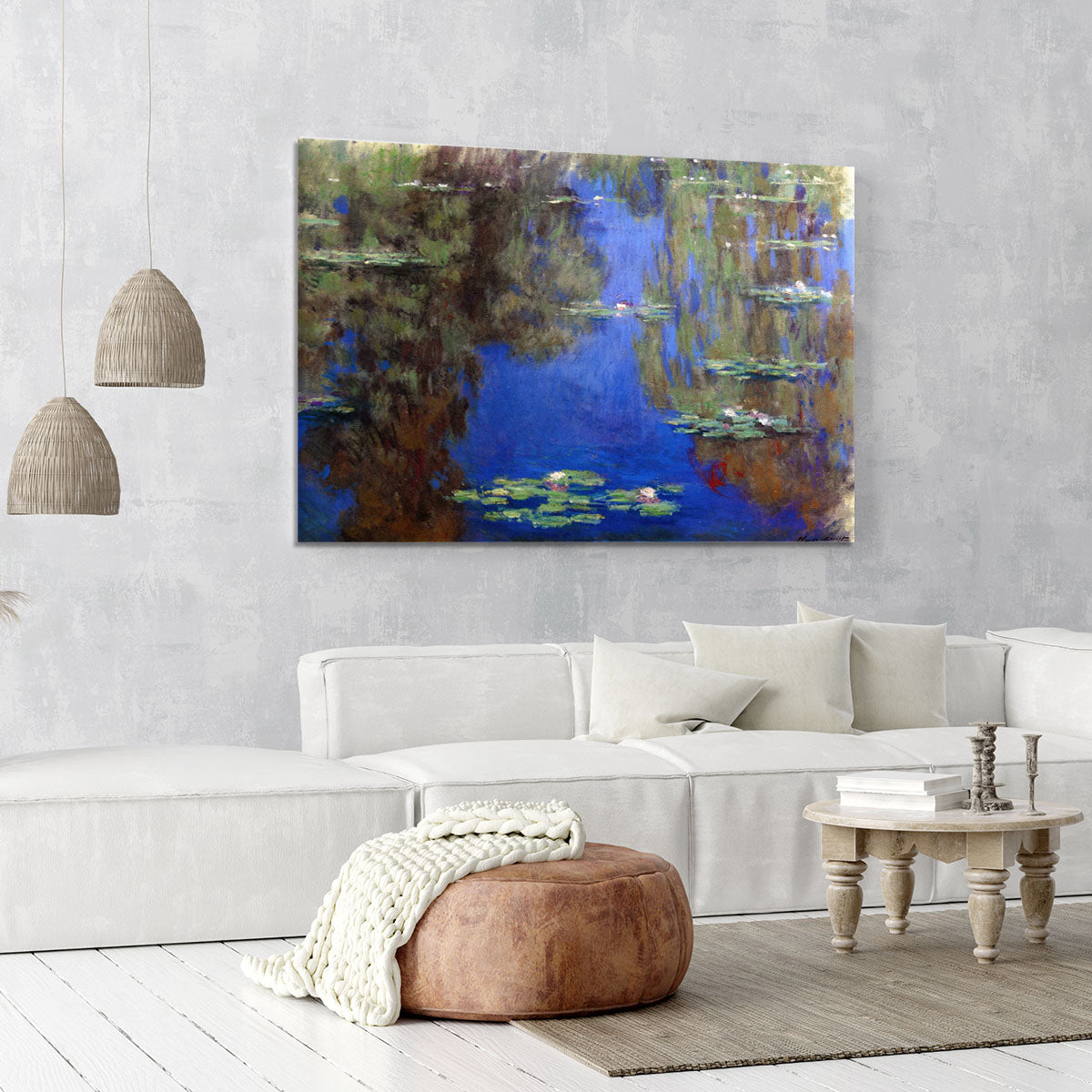 Water Lilies 6 By Manet Canvas Print or Poster - Canvas Art Rocks - 6