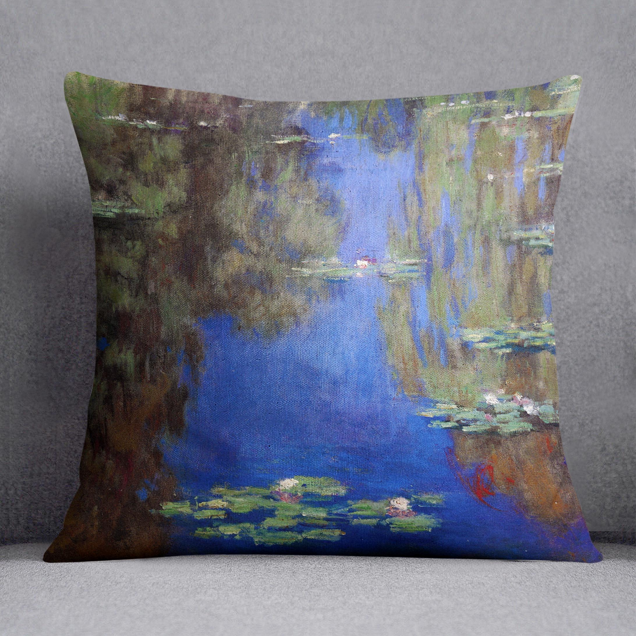 Water Lilies 6 By Manet Cushion