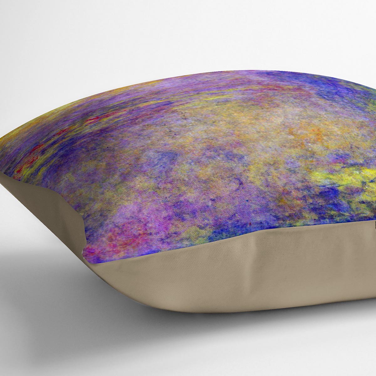 Water Lilies Yellow nirvana by Monet Cushion