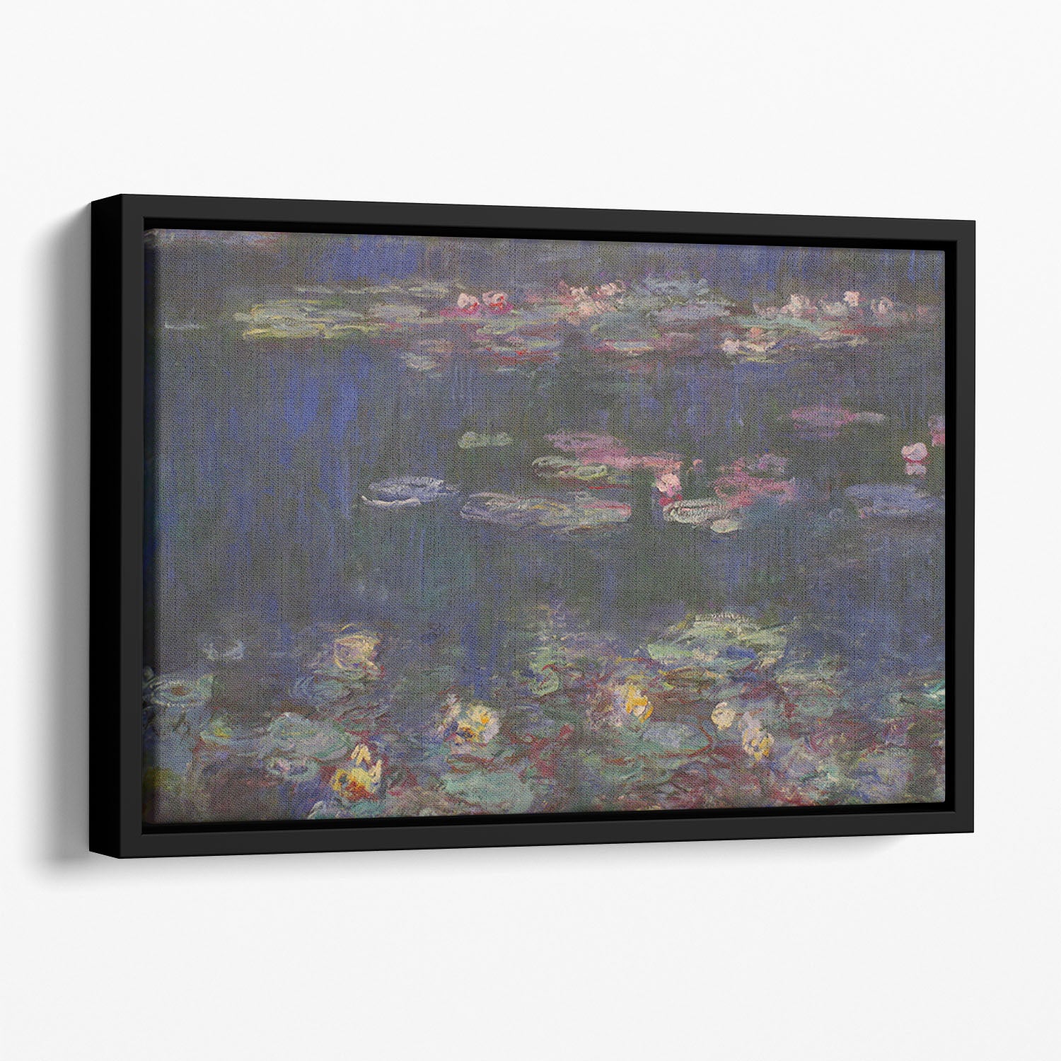 Water Lillies 11 by Monet Floating Framed Canvas