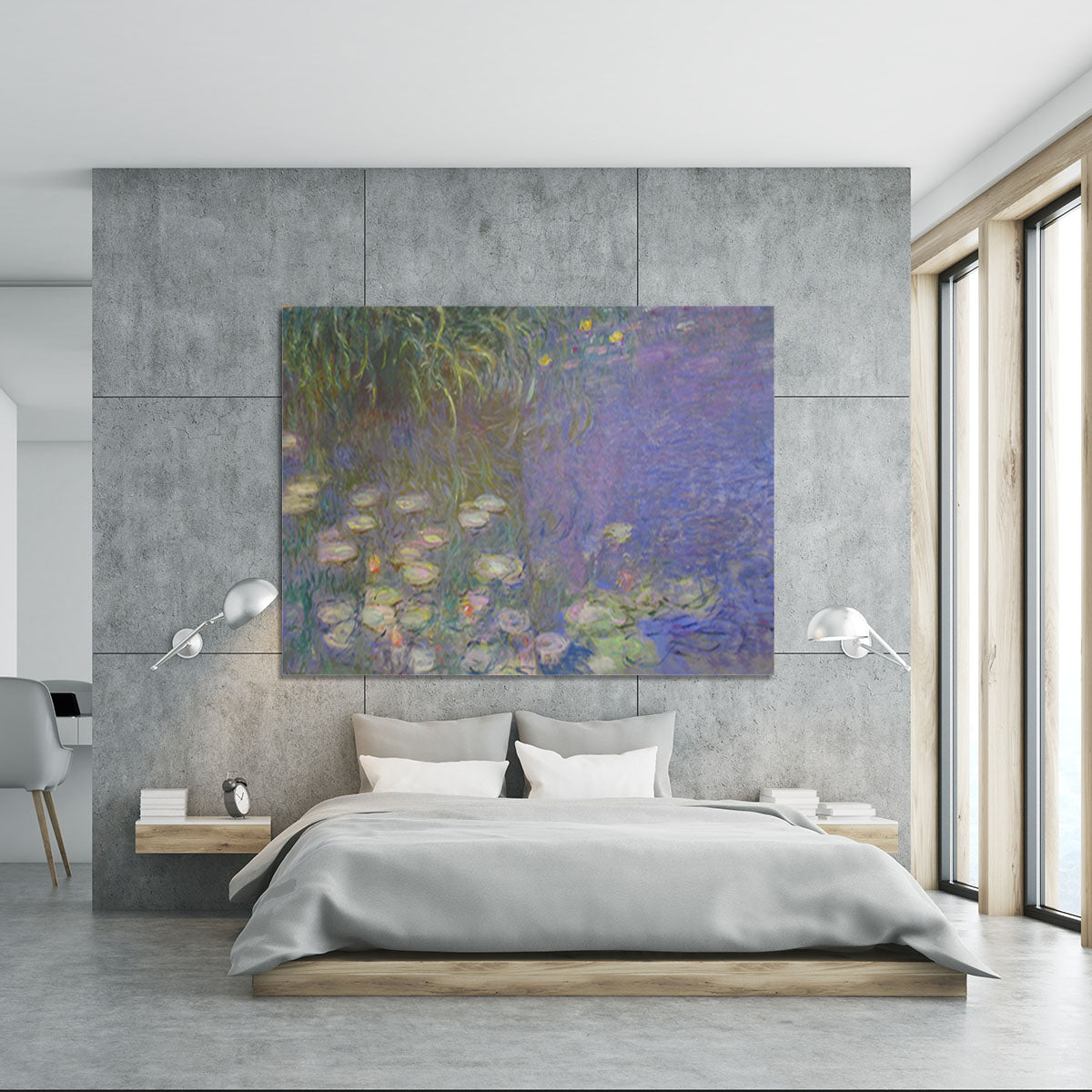 Water Lillies 13 by Monet Canvas Print or Poster - Canvas Art Rocks - 5