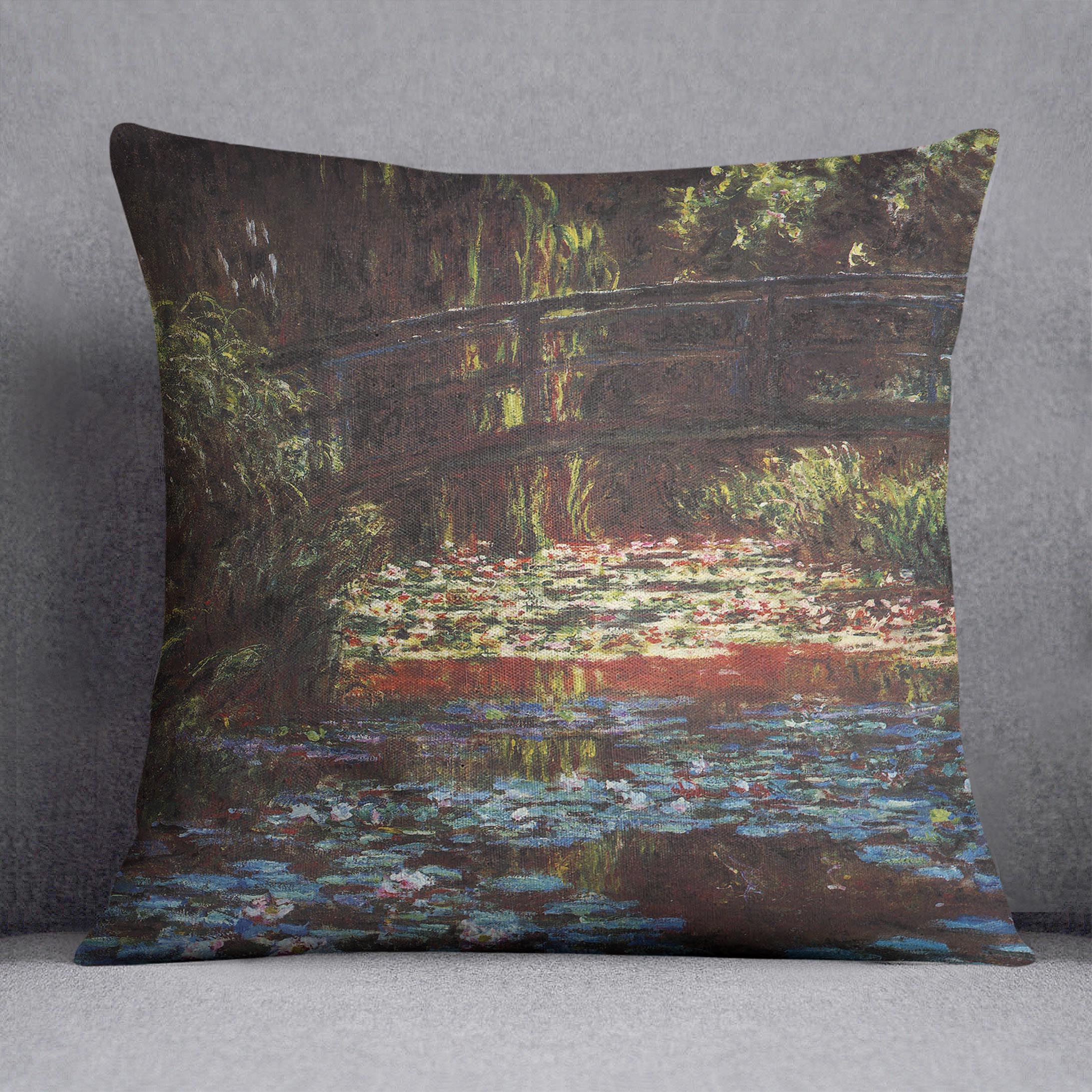 Water Lily Pond 1 by Monet Cushion