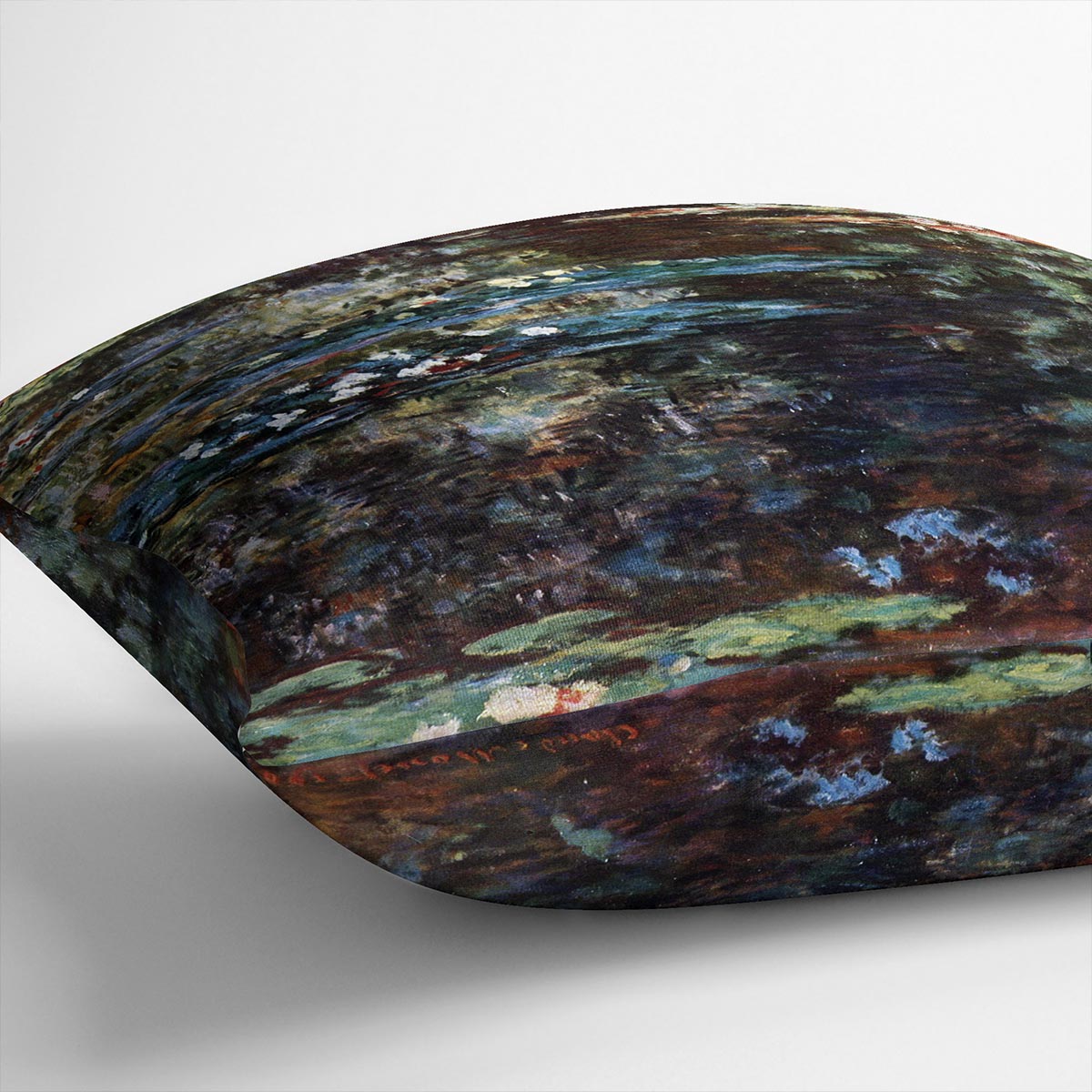 Water garden at Giverny by Monet Cushion