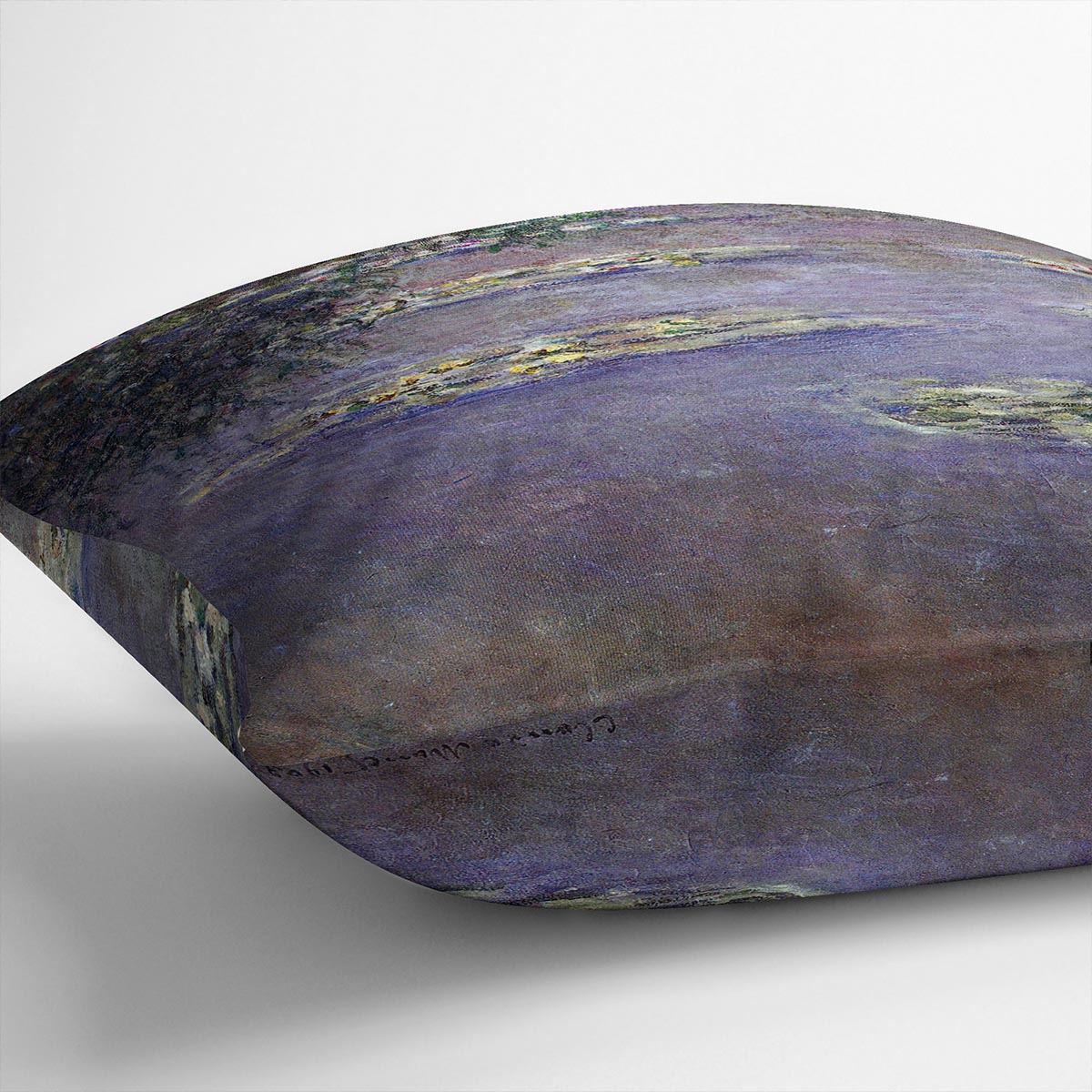 Water lilies water landscape 1 by Monet Cushion