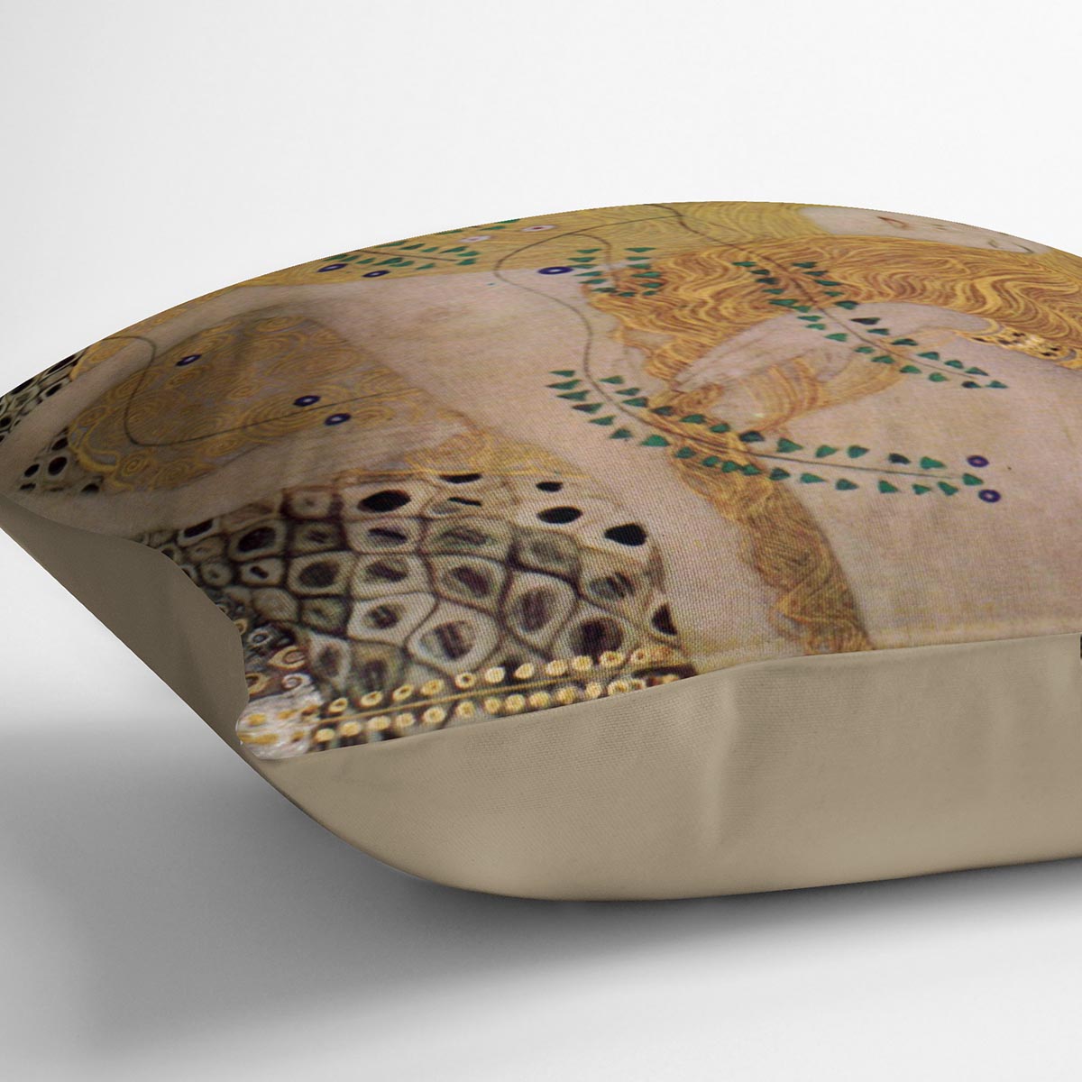 Water snakes friends I by Klimt Cushion