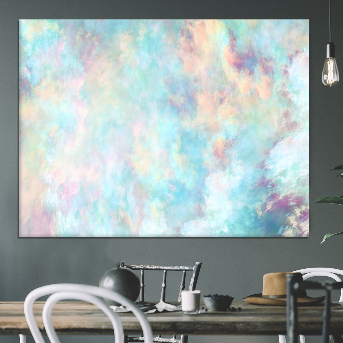 Watercolour Clouds Canvas Print or Poster - Canvas Art Rocks - 3