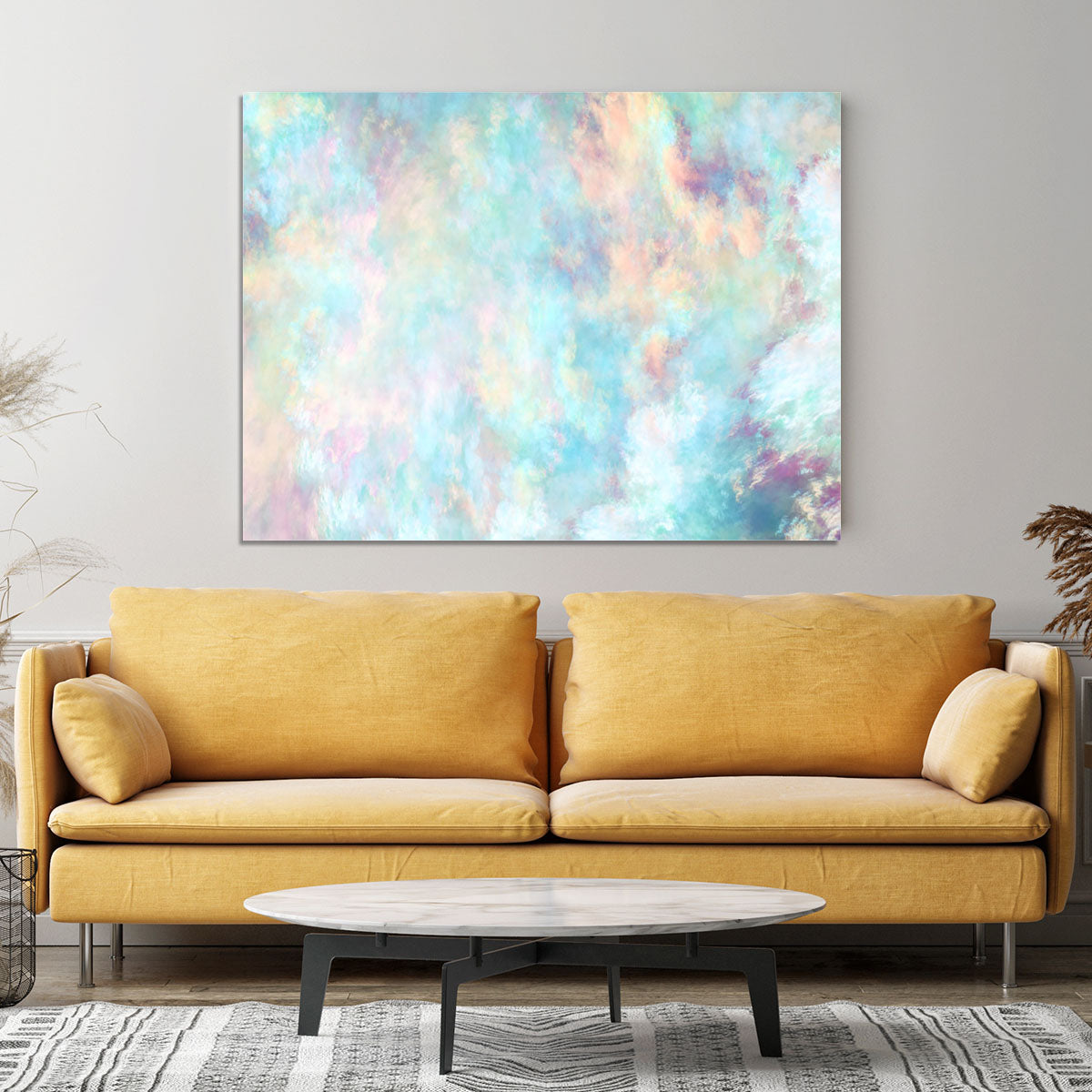 Watercolour Clouds Canvas Print or Poster - Canvas Art Rocks - 4