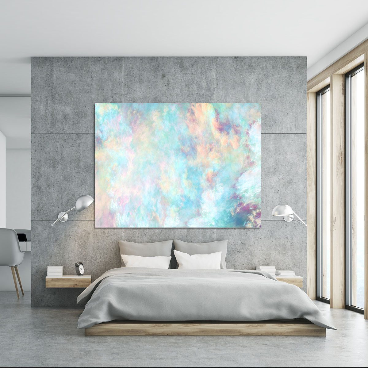 Watercolour Clouds Canvas Print or Poster - Canvas Art Rocks - 5