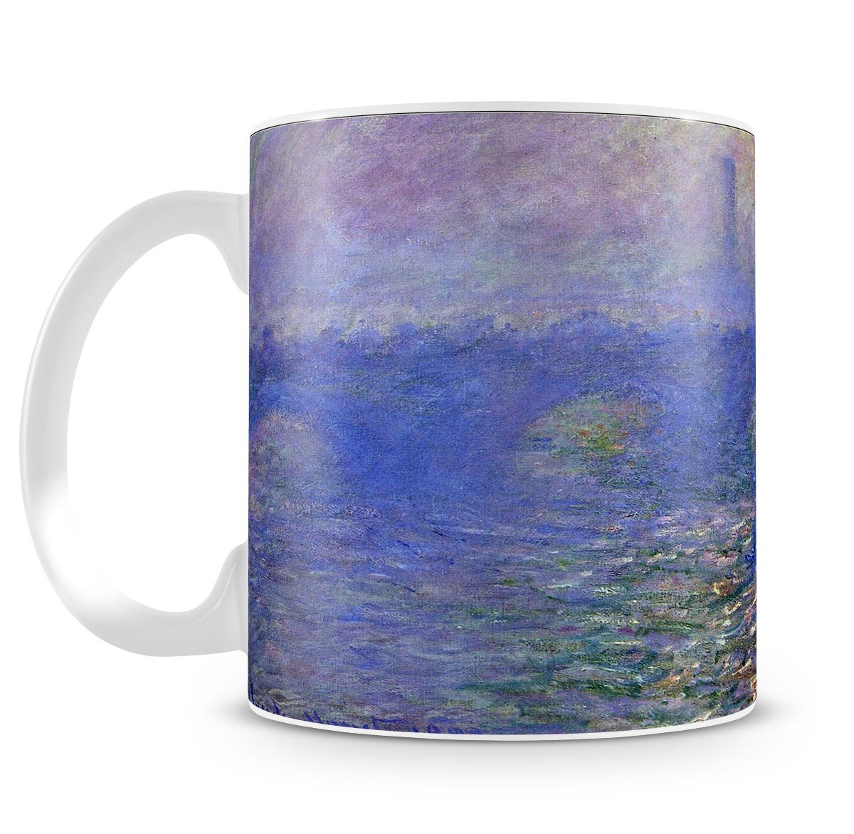 Waterloo Bridge by Monet Mug - Canvas Art Rocks - 4