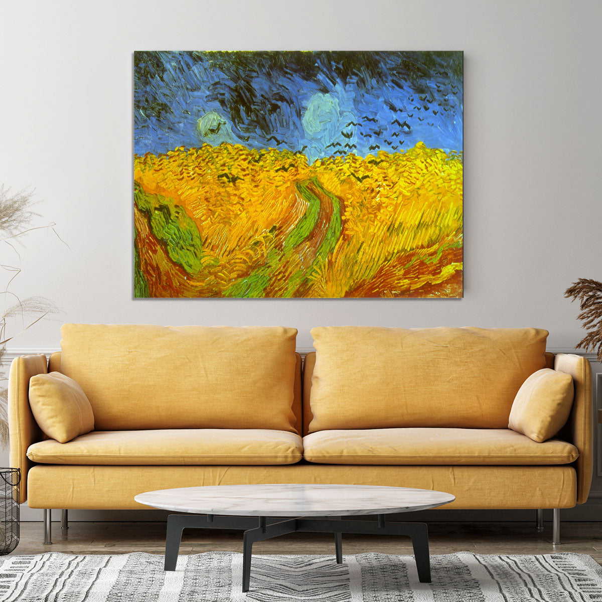 Wheatfield Canvas Print or Poster - Canvas Art Rocks - 4