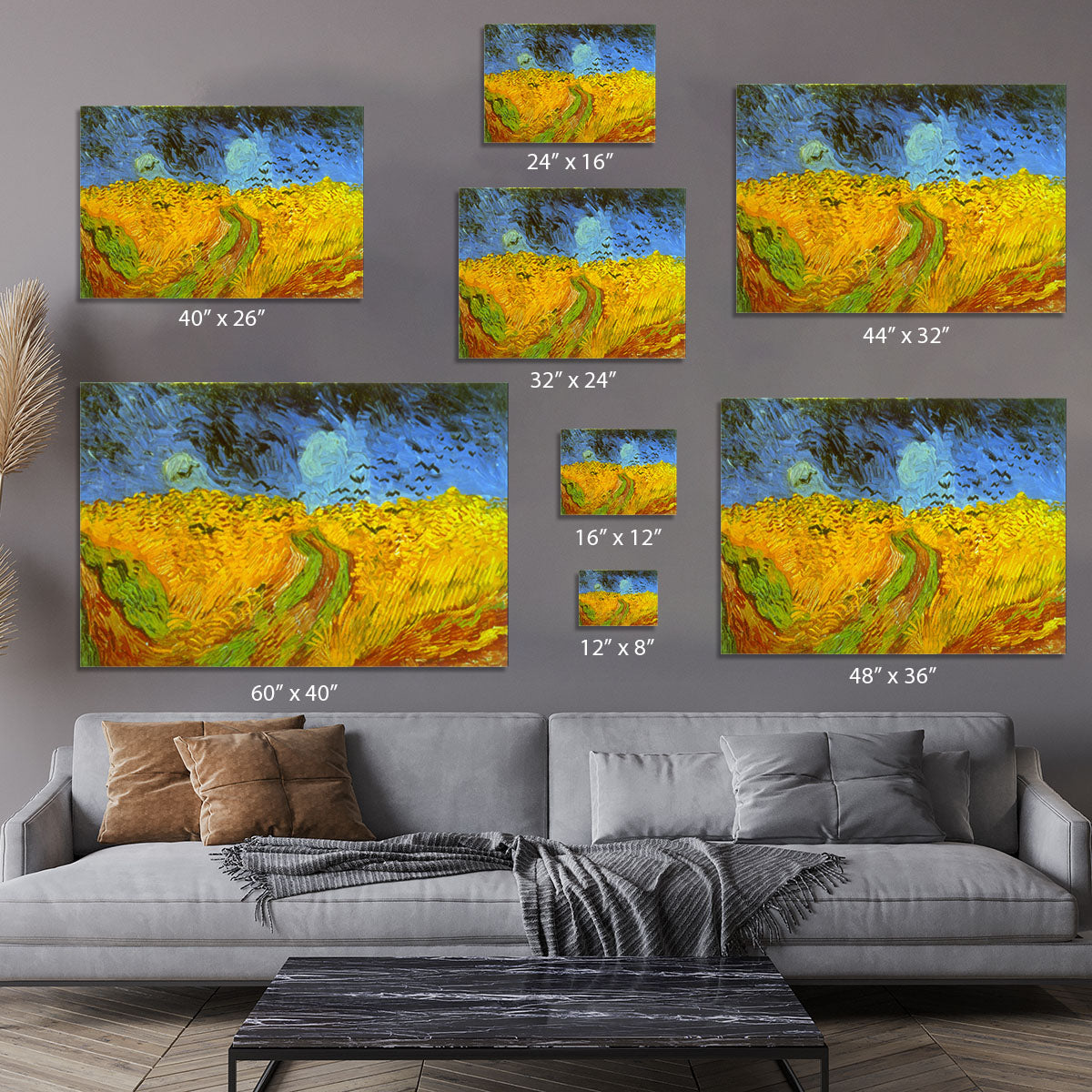 Wheatfield Canvas Print or Poster - Canvas Art Rocks - 7