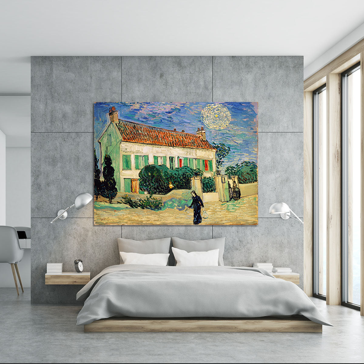 White House at Night Canvas Print or Poster - Canvas Art Rocks - 5