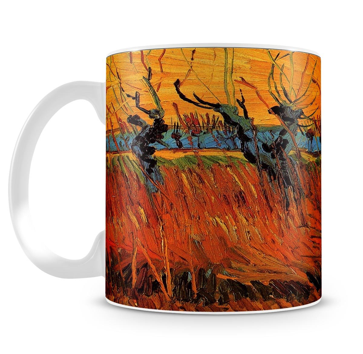 Willows at Sunset by Van Gogh Mug - Canvas Art Rocks - 4