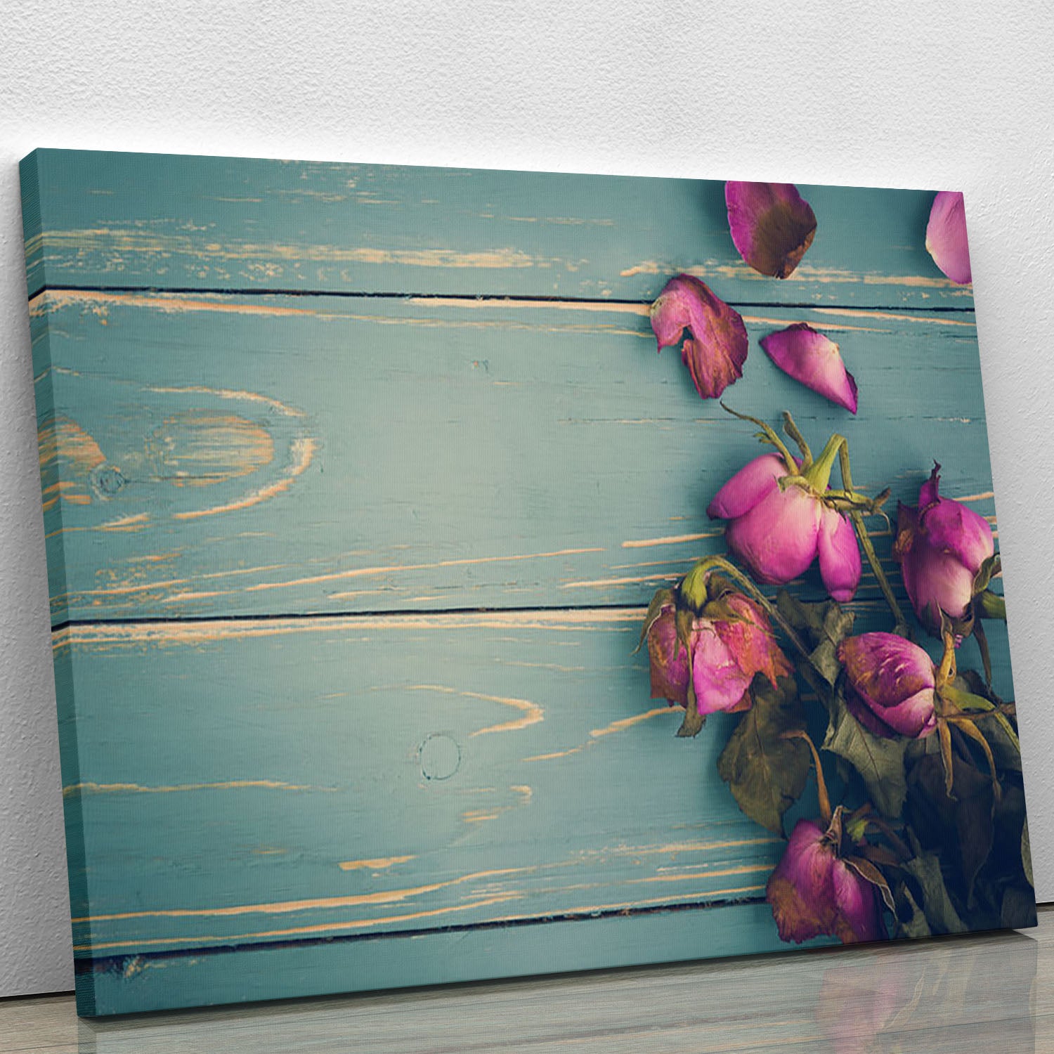 Wilted Flower Vintage Background Canvas Print or Poster - Canvas Art Rocks - 1