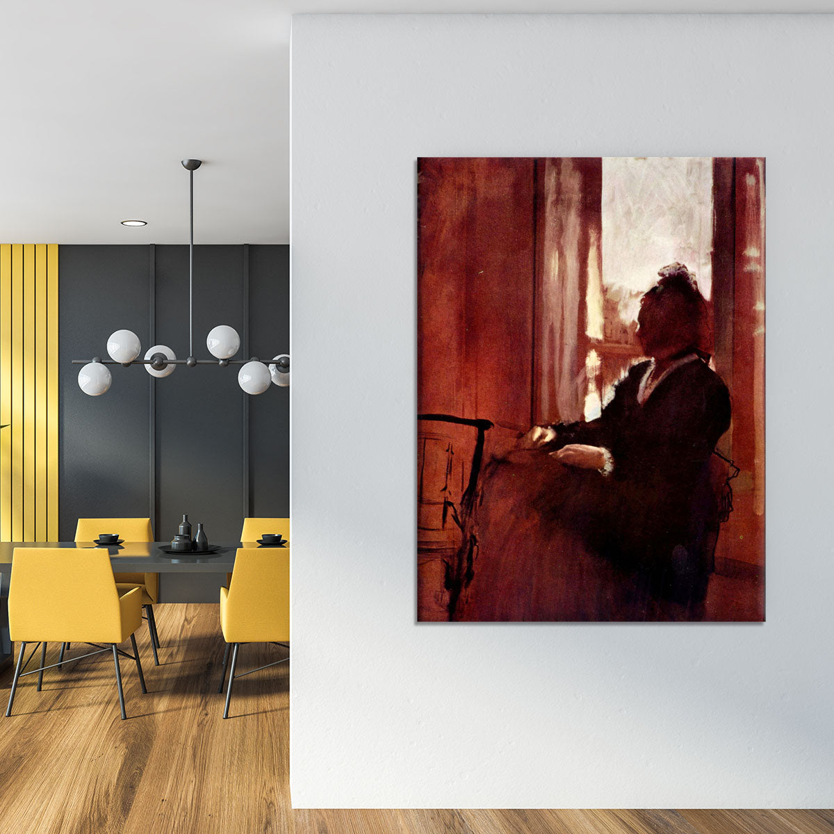 Woman at the window by Degas Canvas Print or Poster - Canvas Art Rocks - 4
