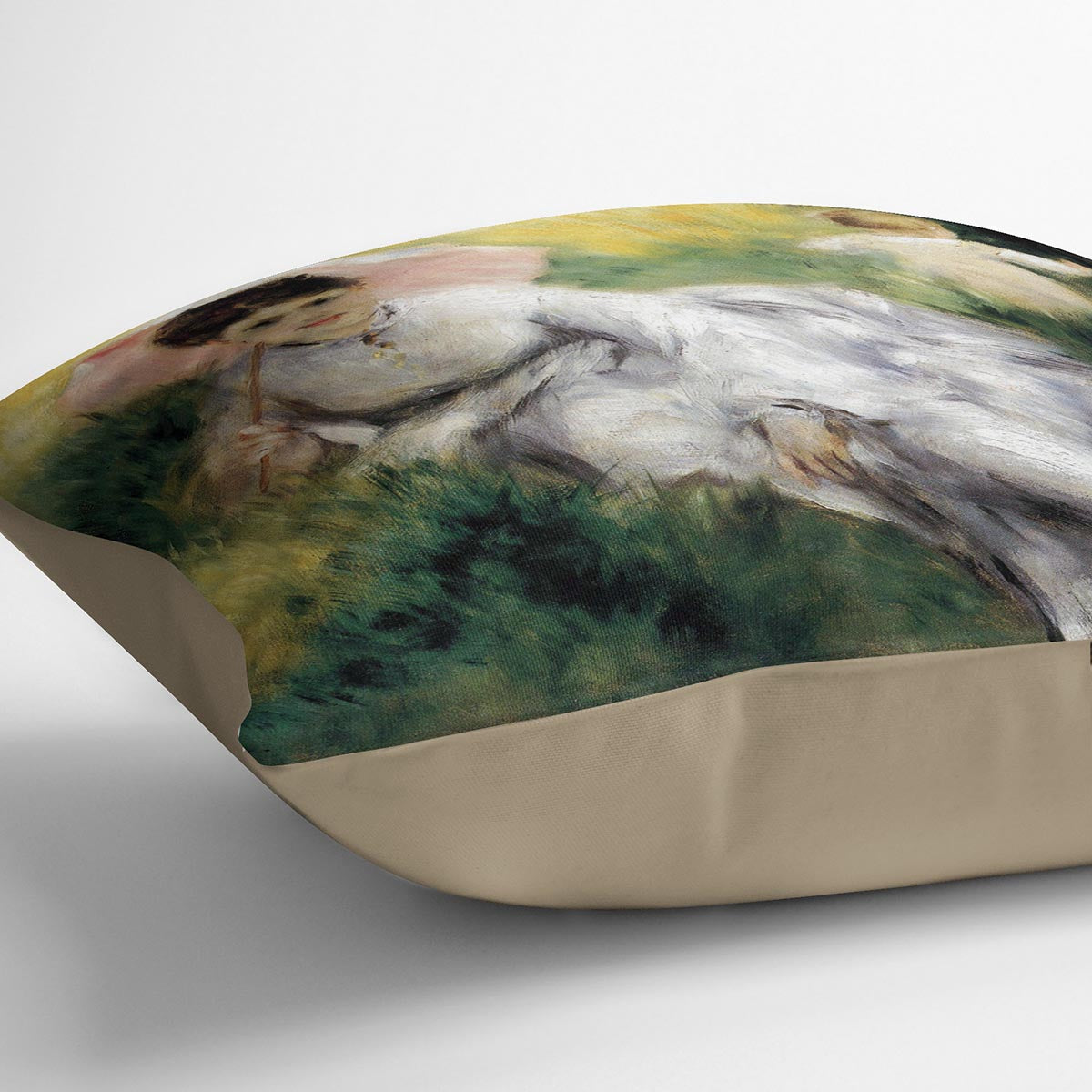 Woman with Parasol by Renoir Cushion