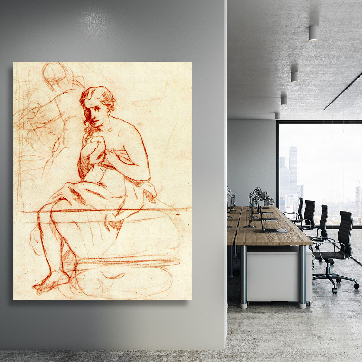 Women at the Toilet by Manet Canvas Print or Poster - Canvas Art Rocks - 3