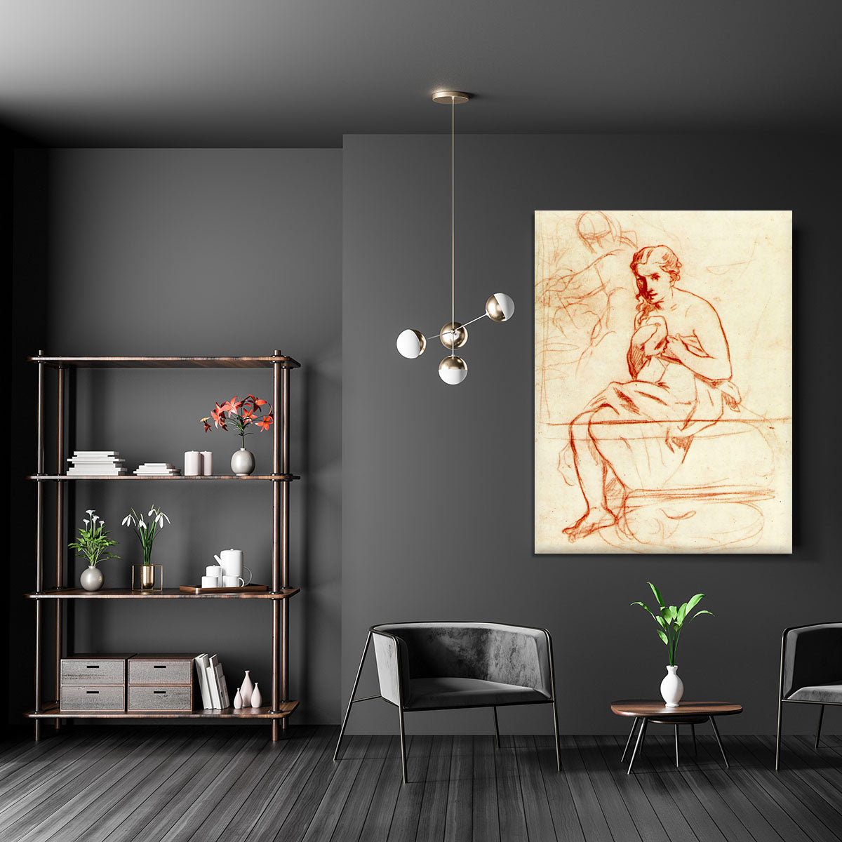 Women at the Toilet by Manet Canvas Print or Poster - Canvas Art Rocks - 5