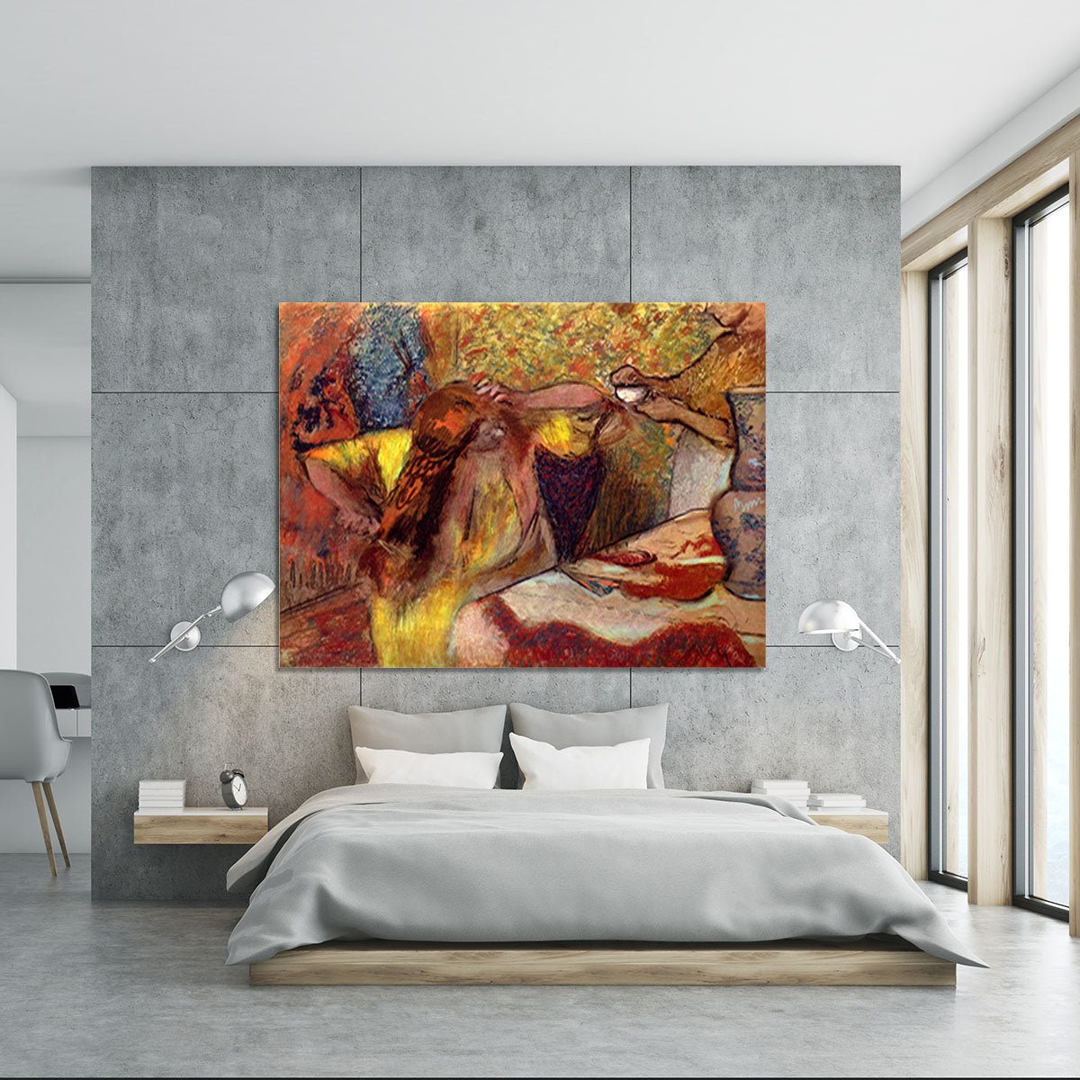 Women at the toilet 1 by Degas Canvas Print or Poster - Canvas Art Rocks - 5