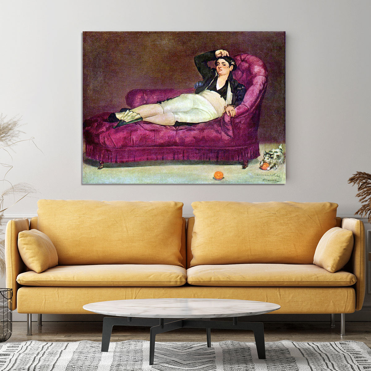 Young woman in Spanish dress by Manet Canvas Print or Poster - Canvas Art Rocks - 4
