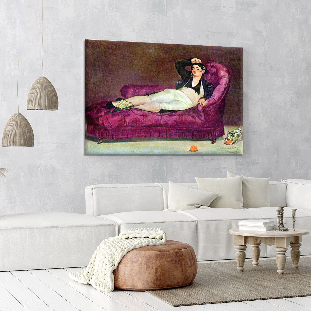 Young woman in Spanish dress by Manet Canvas Print or Poster - Canvas Art Rocks - 6