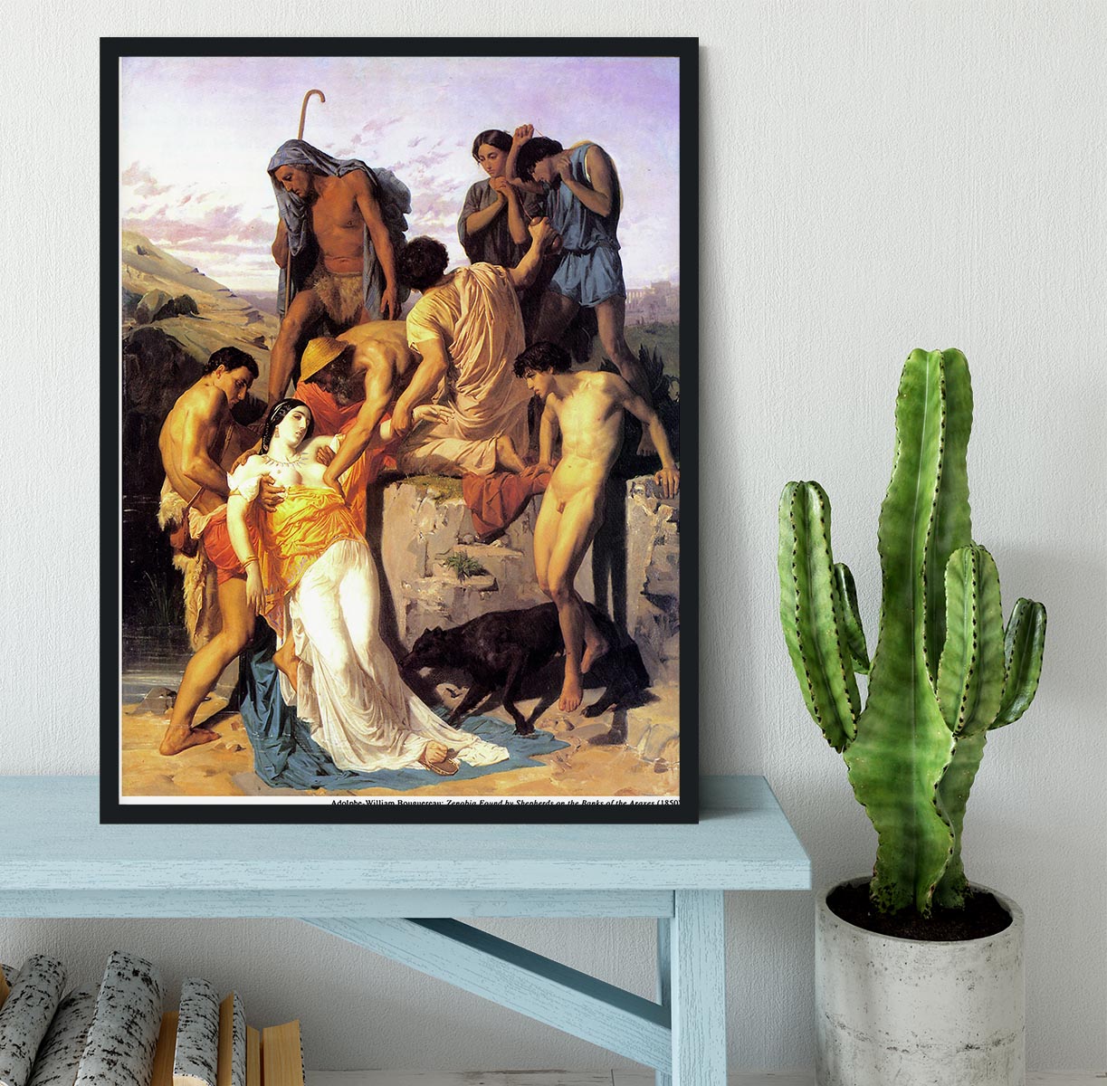 Zenobia 1850 By Bouguereau Framed Print - Canvas Art Rocks - 2