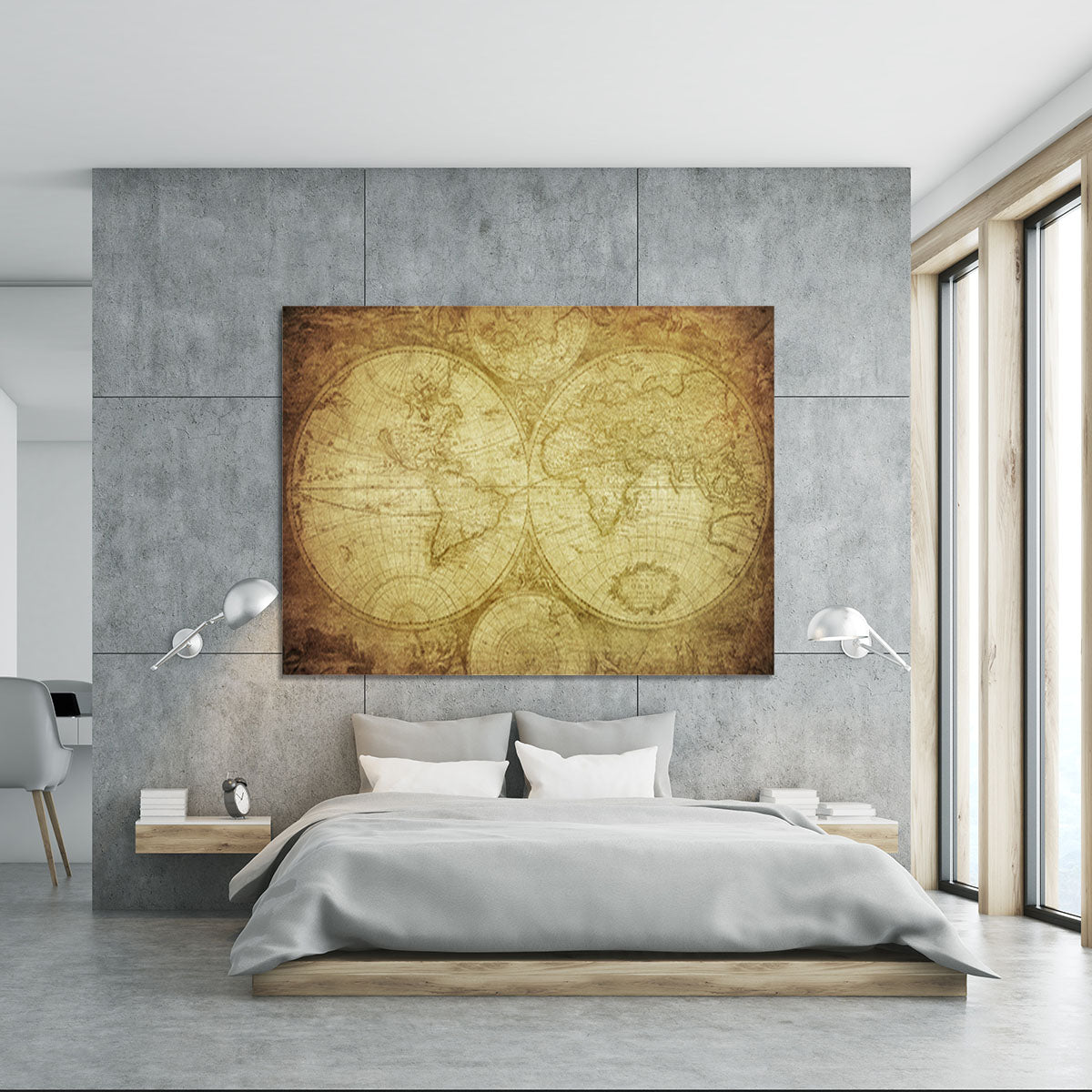 vintage map of the world Canvas Print or Poster - Canvas Art Rocks - 5