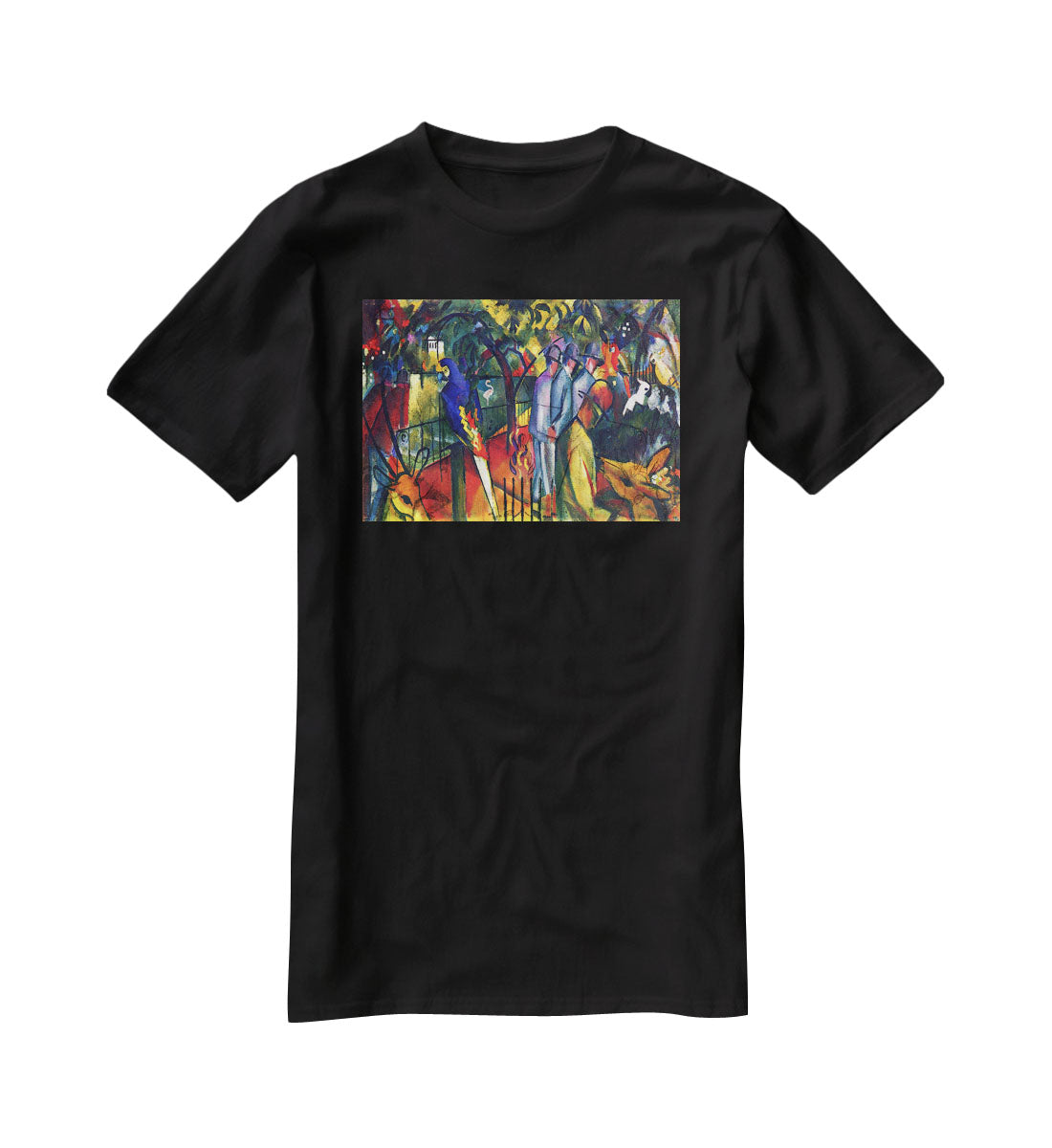 zoological gardens by Macke T-Shirt - Canvas Art Rocks - 1