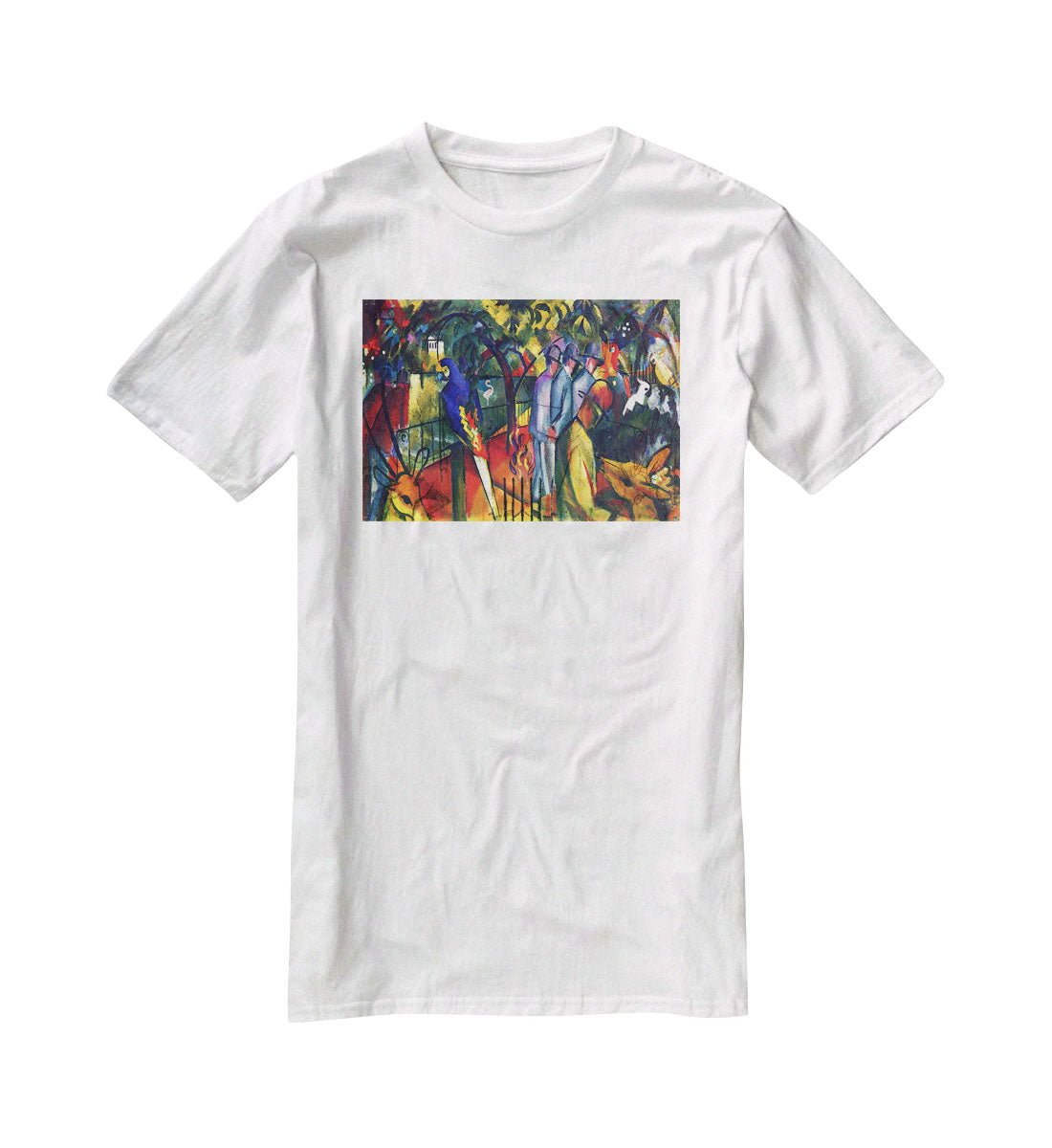 zoological gardens by Macke T-Shirt - Canvas Art Rocks - 5
