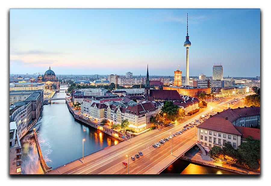 Berlin skyline canvas print or poster for modern city wall art