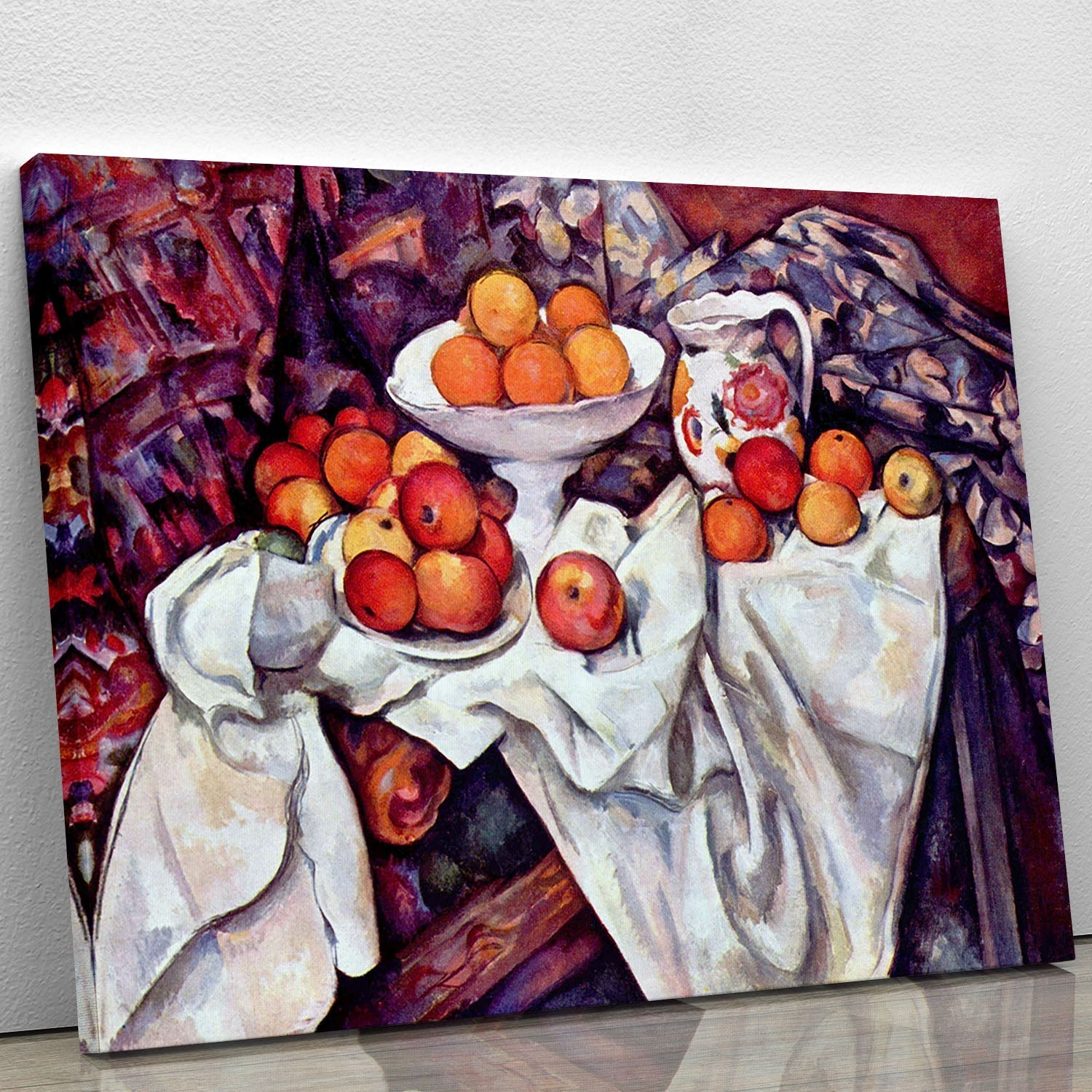 Still Life with Apples and Oranges by Cézanne canvas print