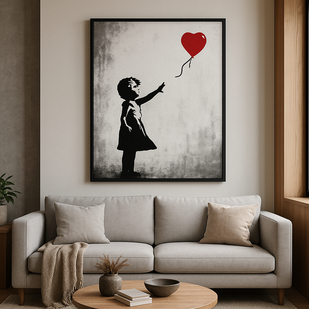 Banksy Canvas Prints & Posters | Iconic Street Art