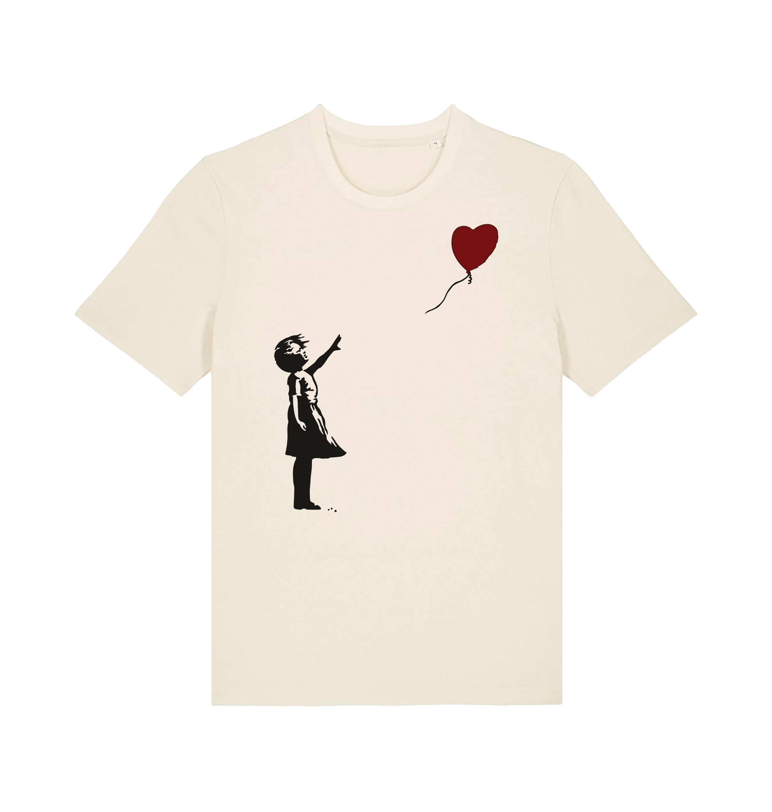 Natural Raw Printed T-shirt Front