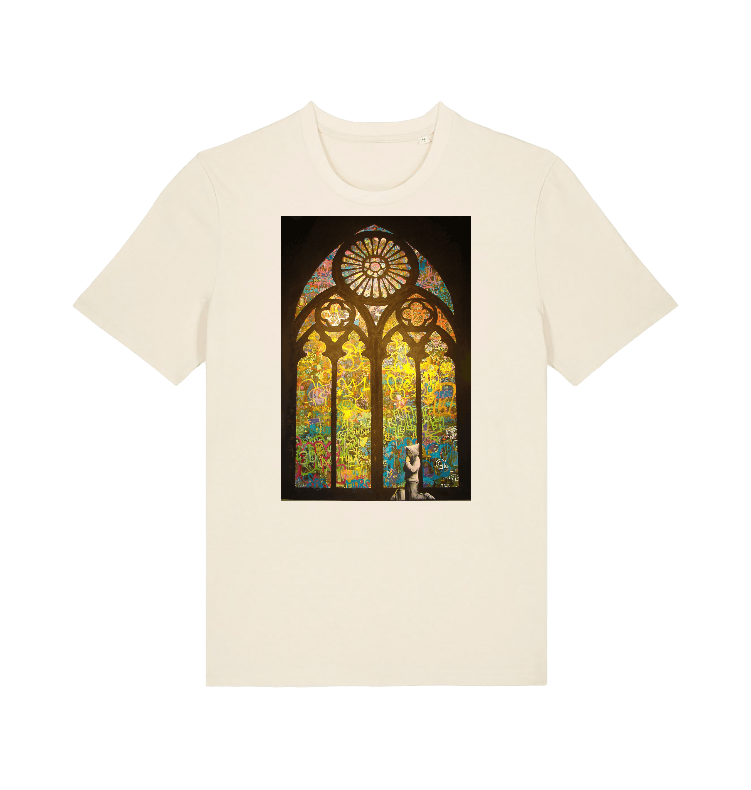 Natural Raw Printed T-shirt Front