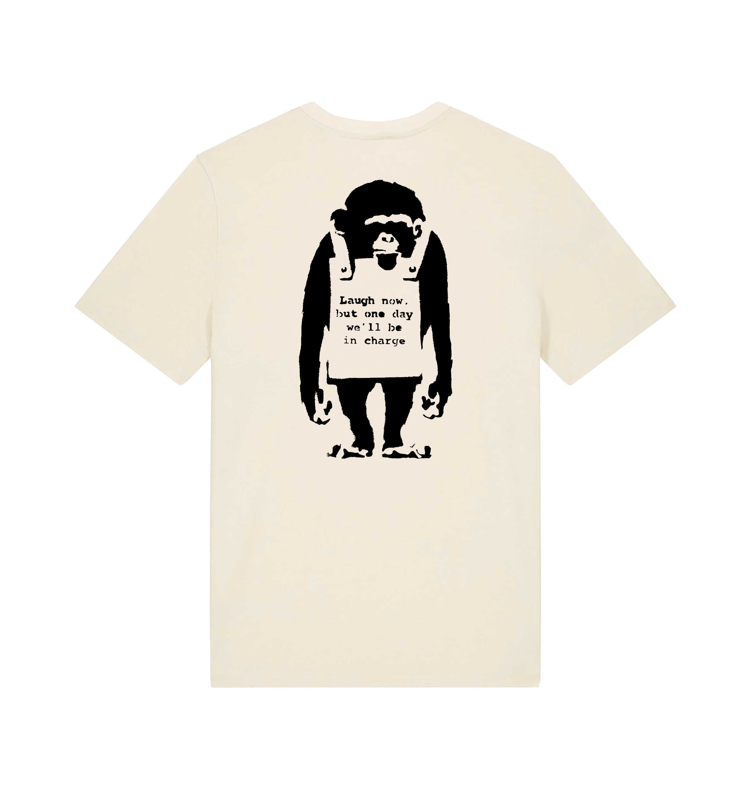 Natural Raw Printed T-shirt Back