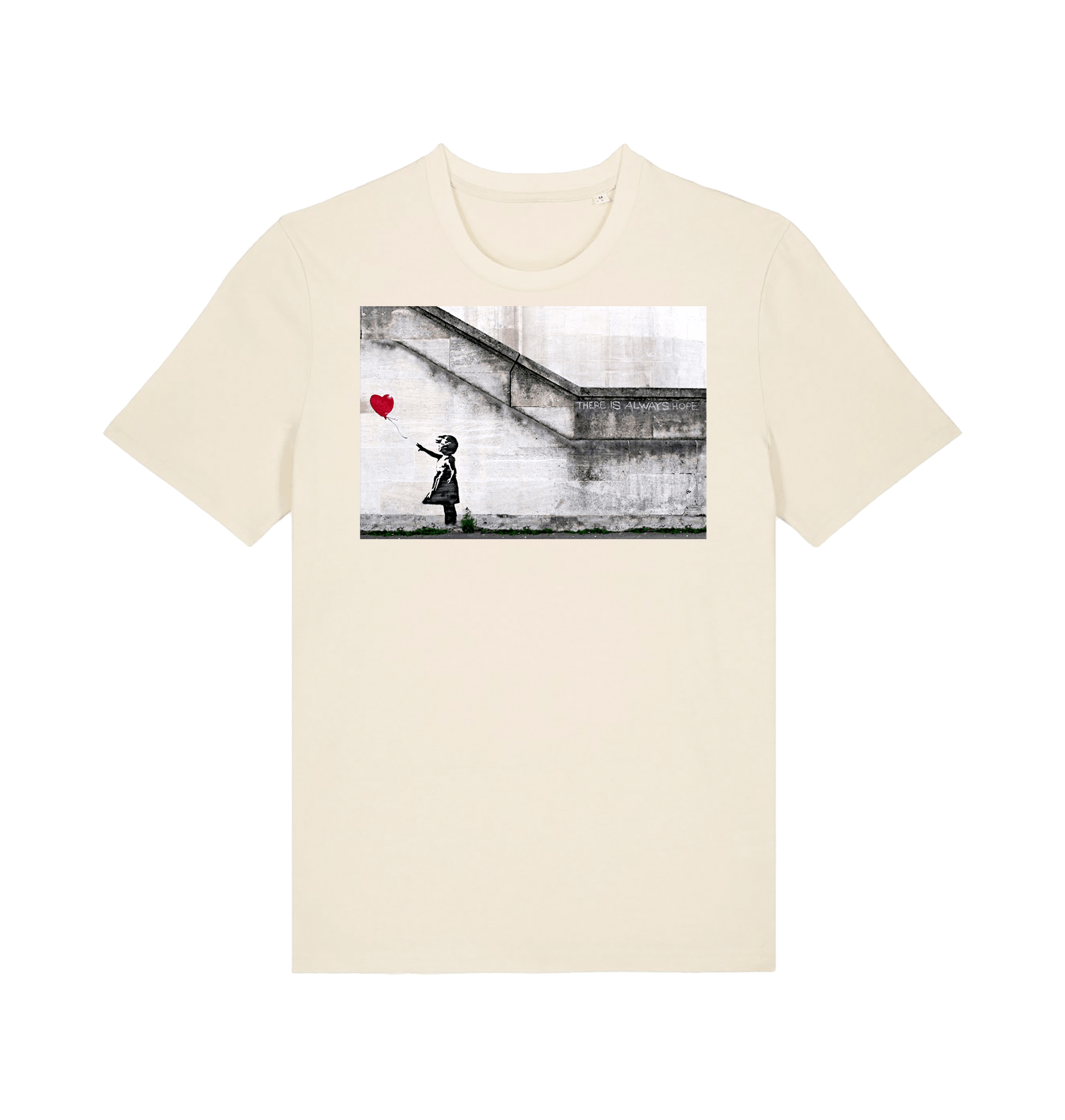 Natural Raw Printed T-shirt Front