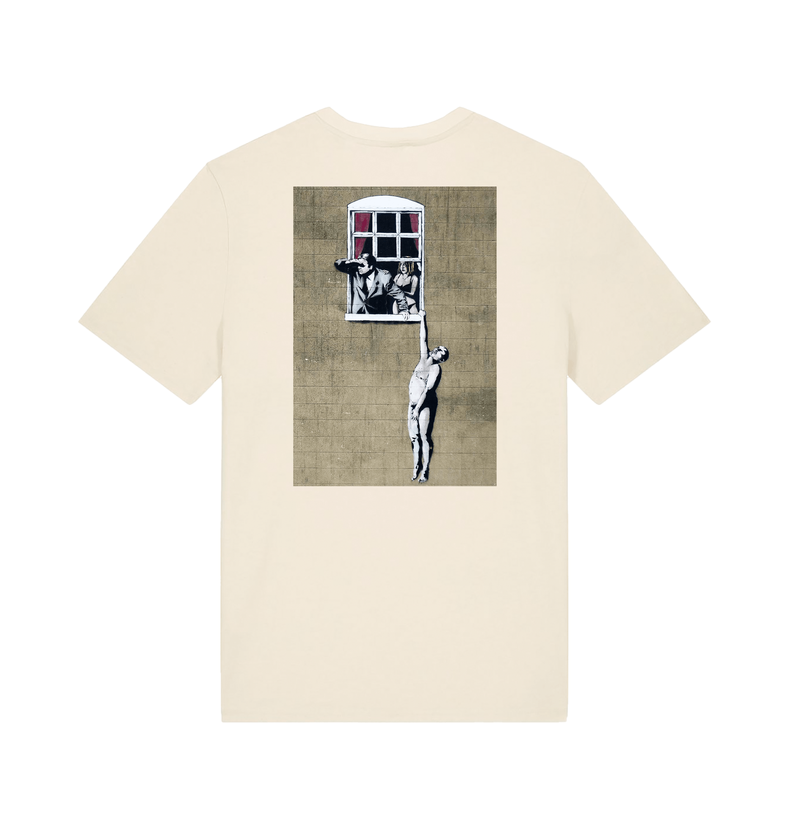 Natural Raw Printed T-shirt Back