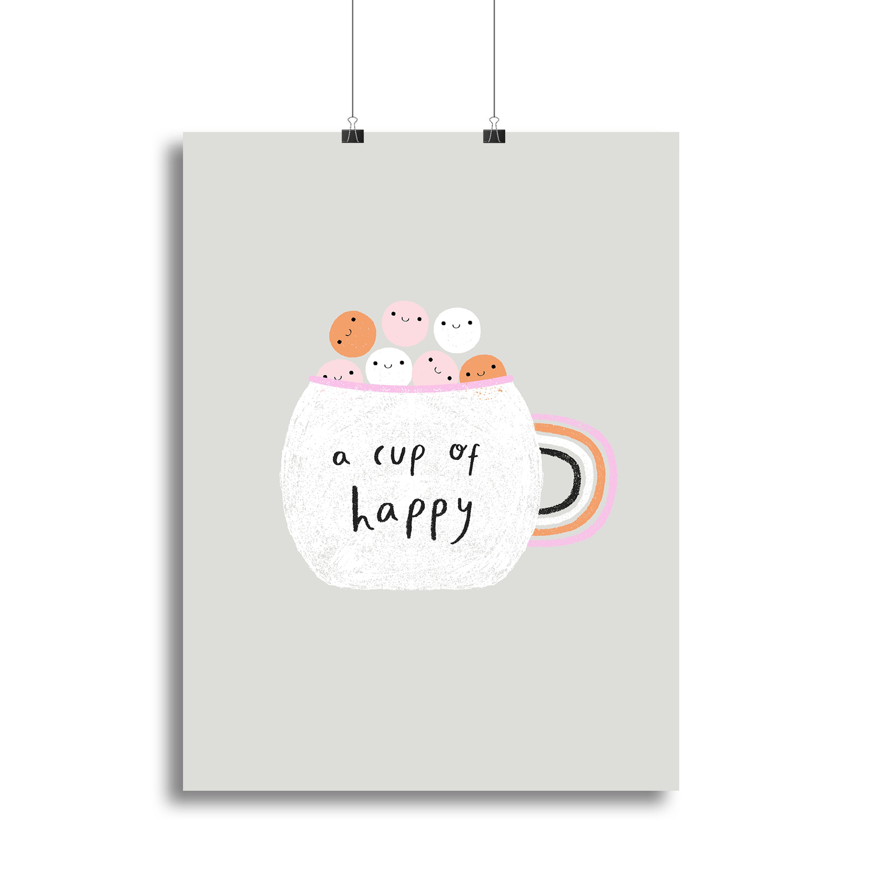 A Cup of Happy Canvas Print or Poster - Canvas Art Rocks - 2