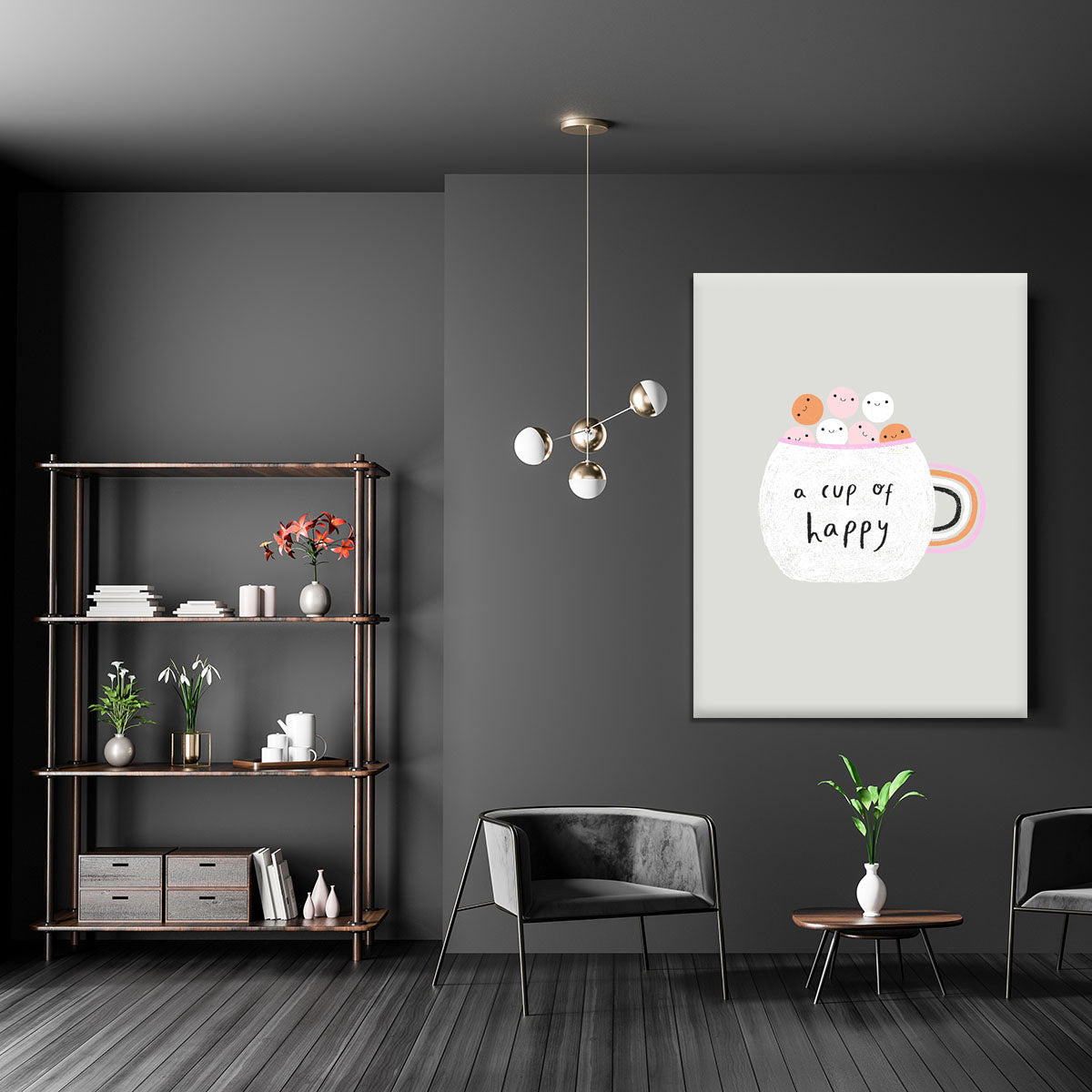 A Cup of Happy Canvas Print or Poster - Canvas Art Rocks - 5