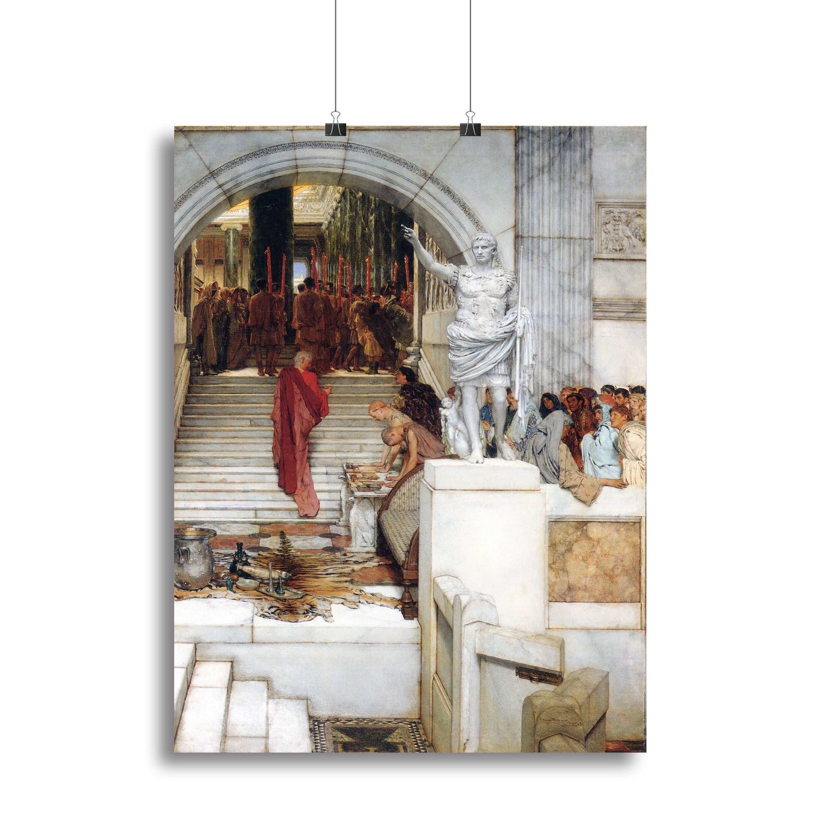 After the Audience by Alma Tadema Poster - Unframed