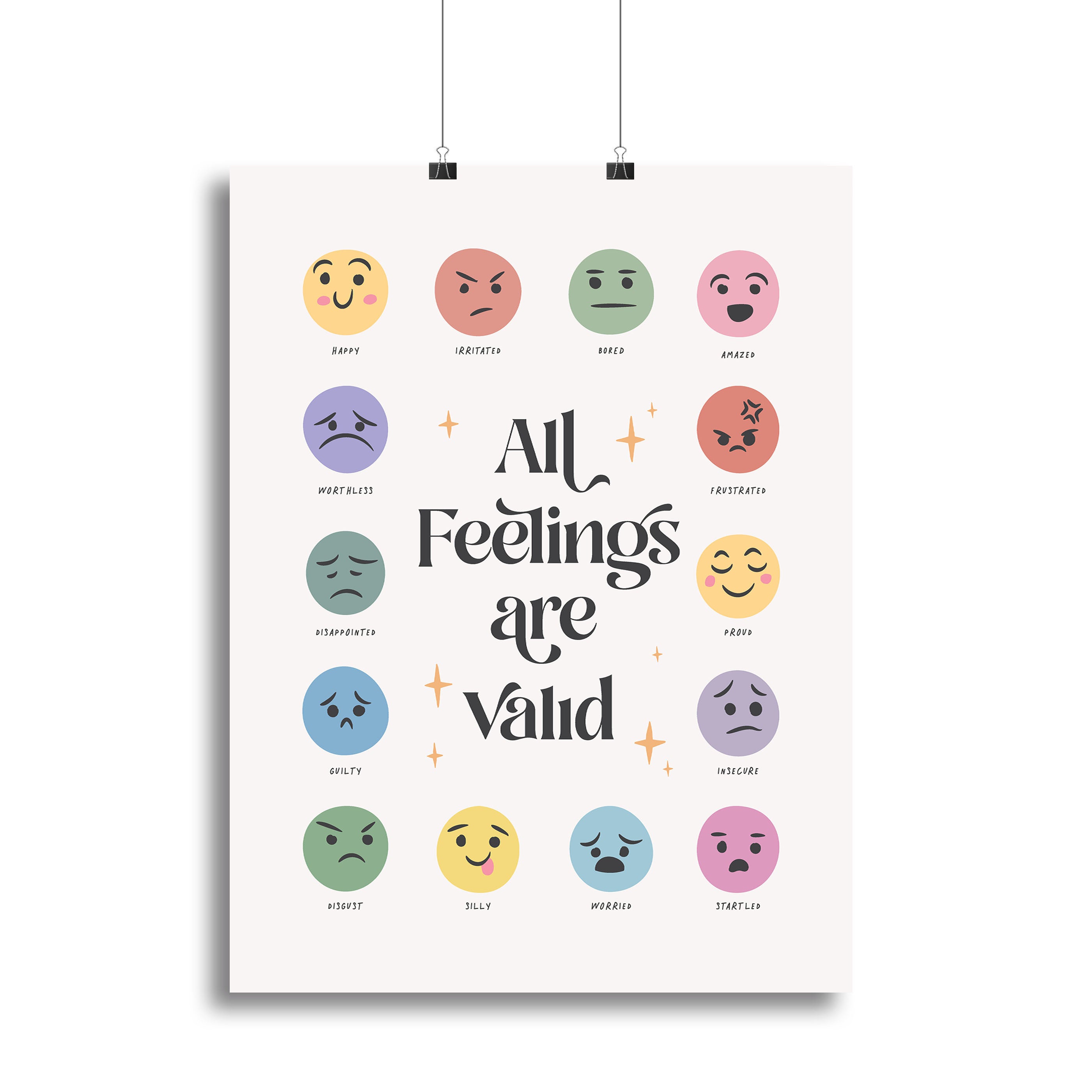All Feelings Are Valid No2 Canvas Print or Poster - Canvas Art Rocks - 2