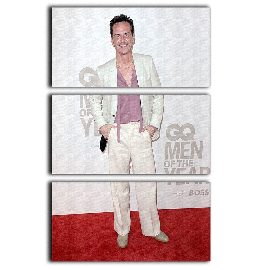Andrew Scott at GQ Men of the Year awards 3 Split Panel Canvas Print - Canvas Art Rocks - 1