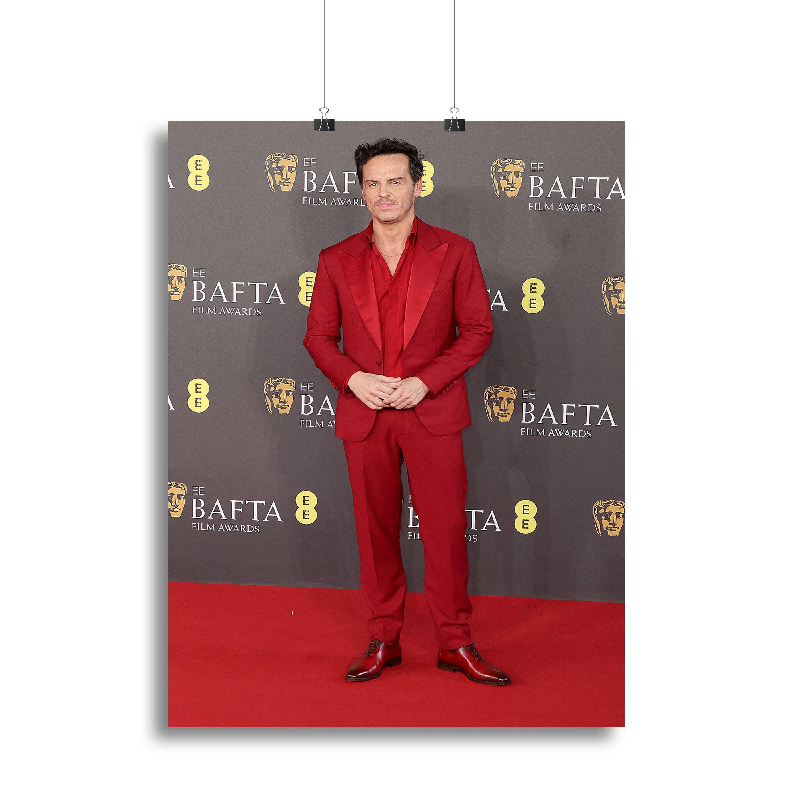Andrew Scott at the Baftas Canvas Print or Poster - Canvas Art Rocks - 2