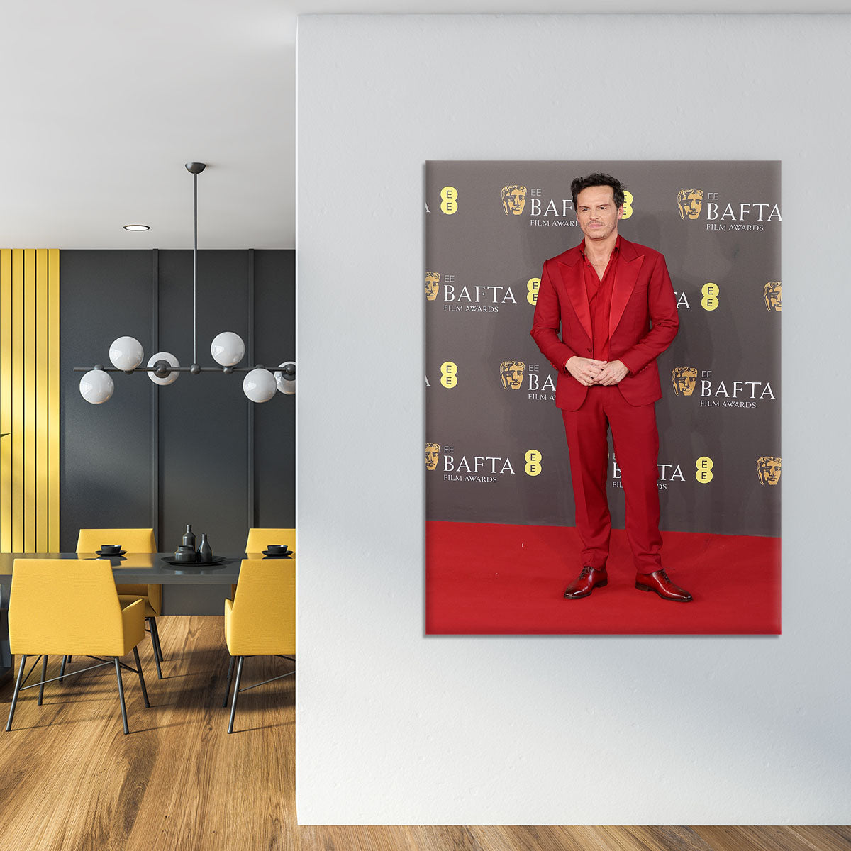 Andrew Scott at the Baftas Canvas Print or Poster - Canvas Art Rocks - 4