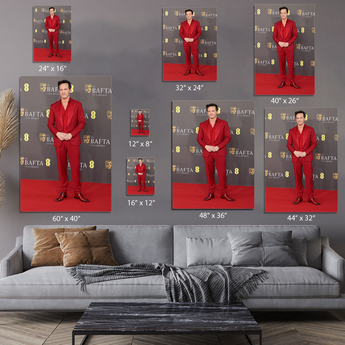 Andrew Scott at the Baftas Canvas Print or Poster - Canvas Art Rocks - 7