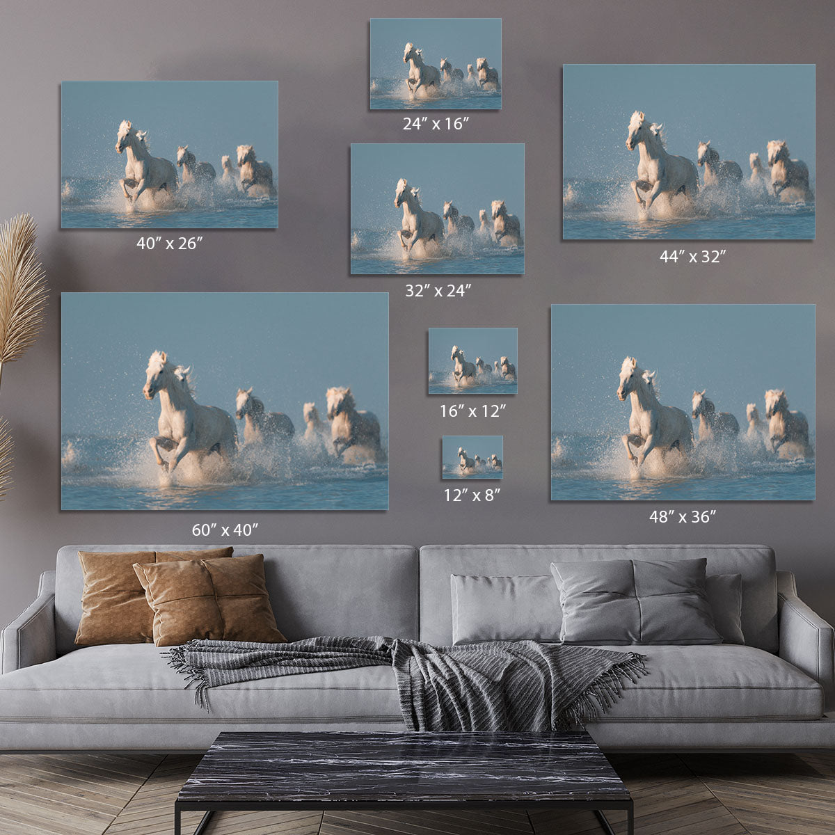 Angels of Camargue Canvas Print or Poster - 1x - 7