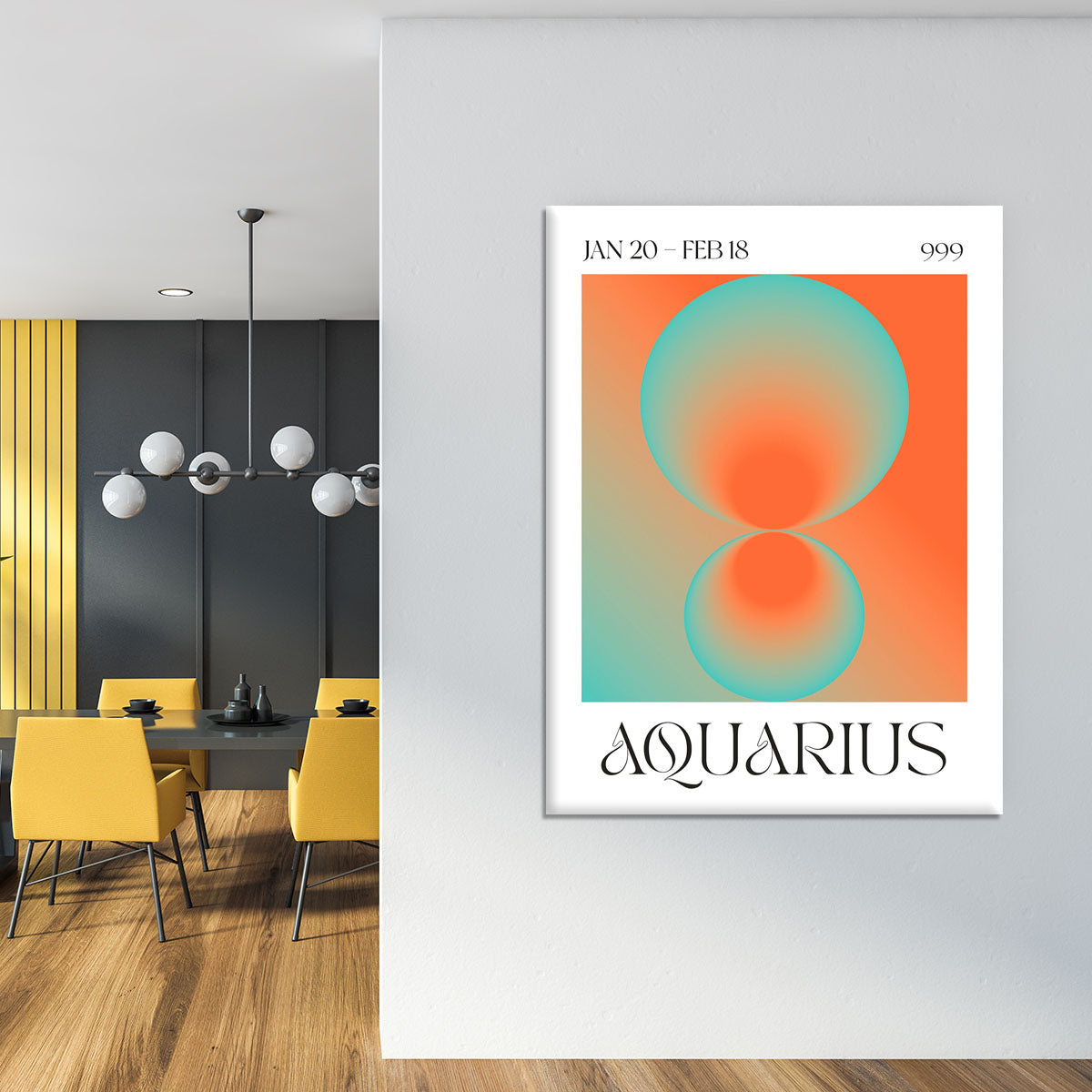 Aquarius Zodiac Insight Poster Canvas Print or Poster - Canvas Art Rocks - 4