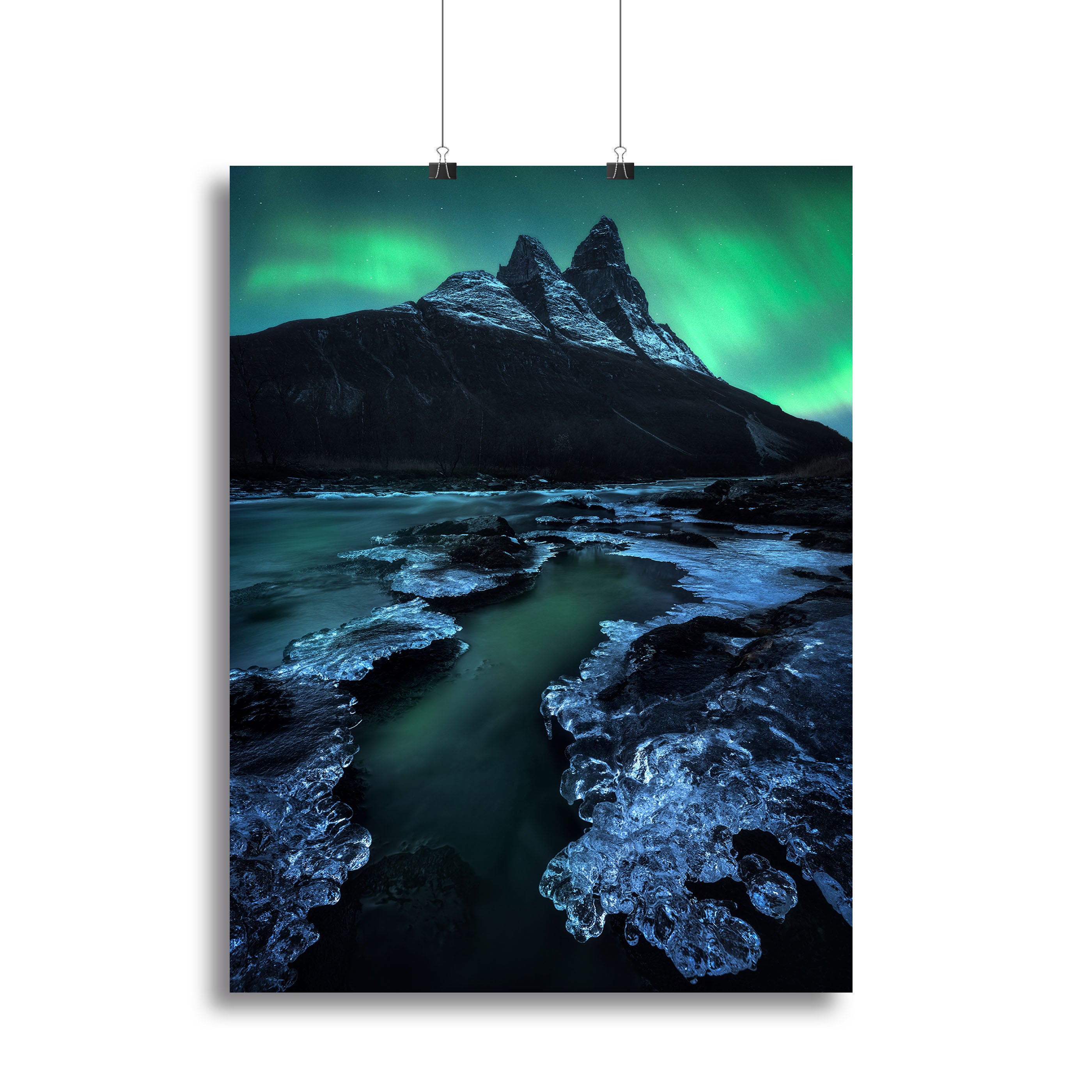 Arctic Night Canvas Print or Poster - Canvas Art Rocks - 2
